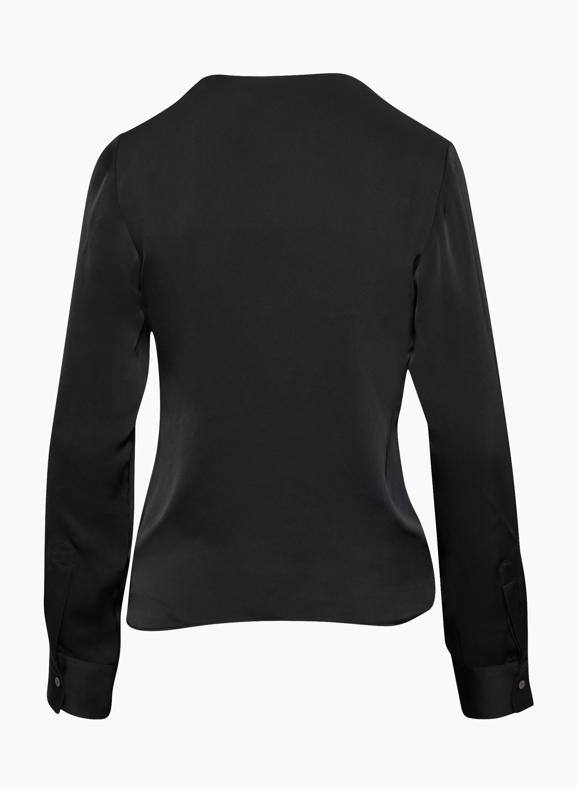 MEDIA SATIN BLOUSE | Aritzia