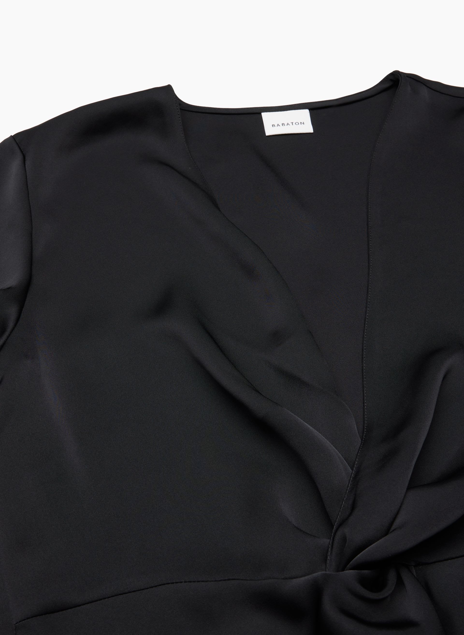 MEDIA SATIN BLOUSE | Aritzia