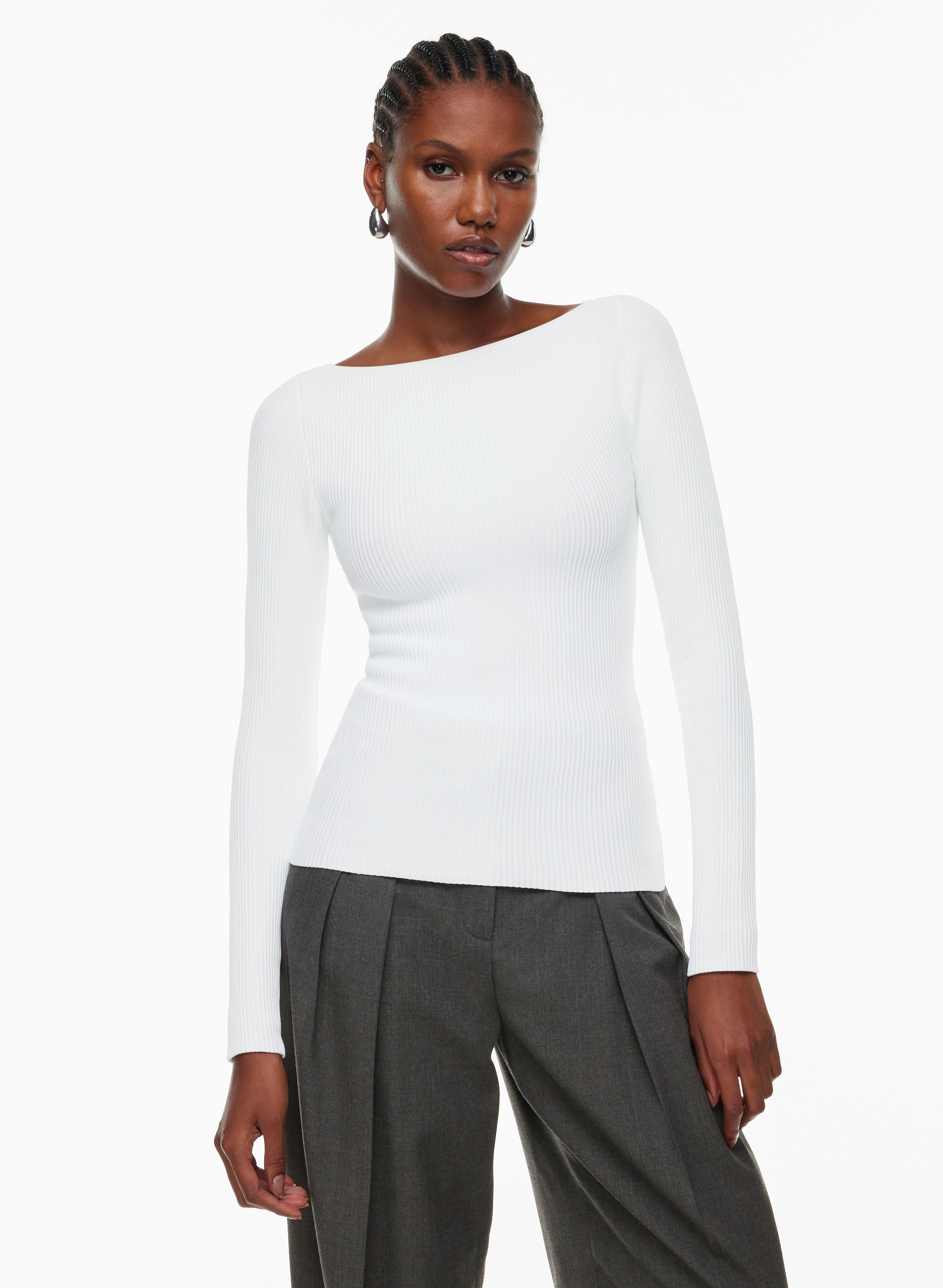 SCULPT KNIT OPUS LONGSLEEVE | Aritzia