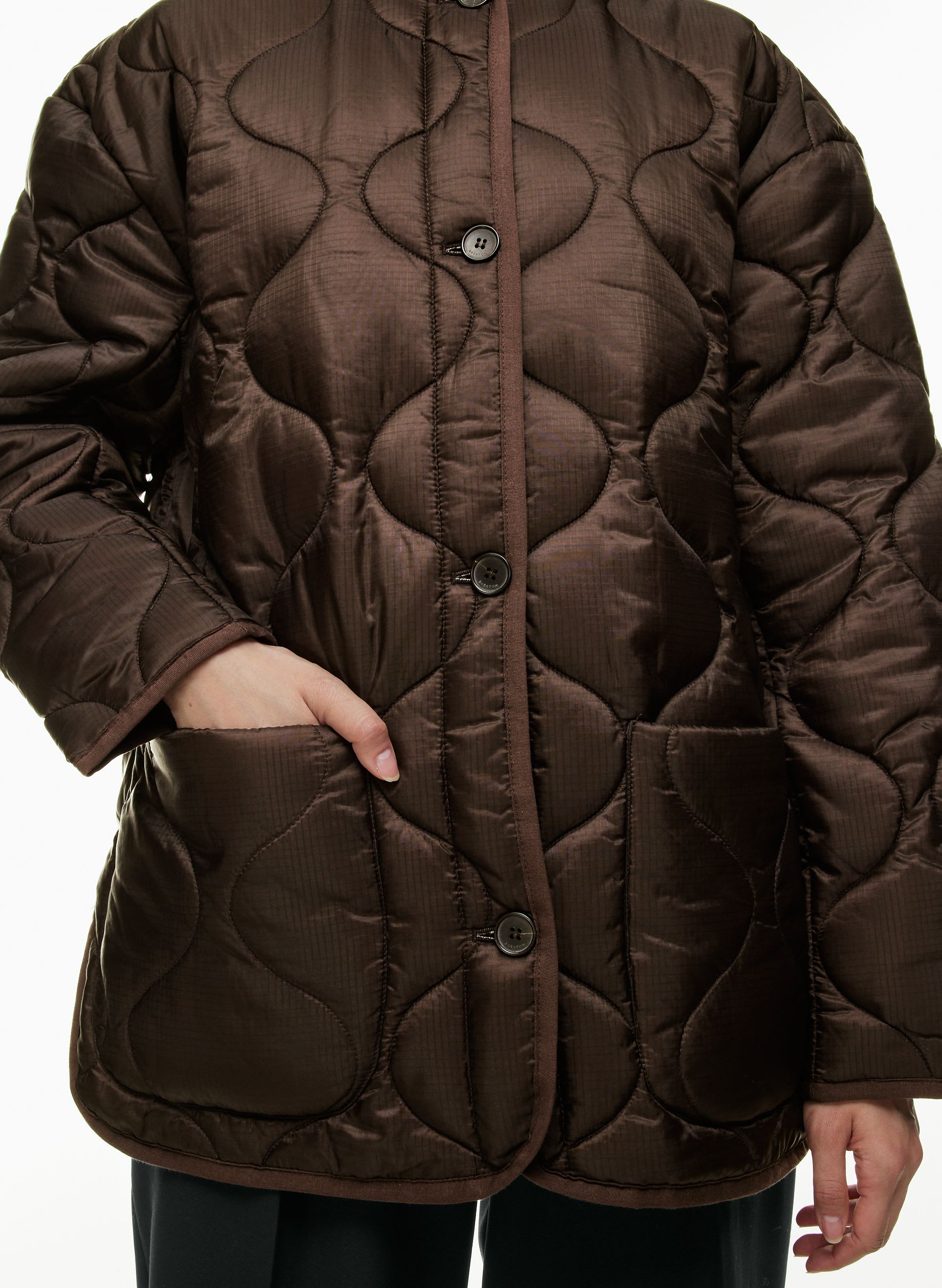 EVERGREEN QUILTED JACKET | Aritzia