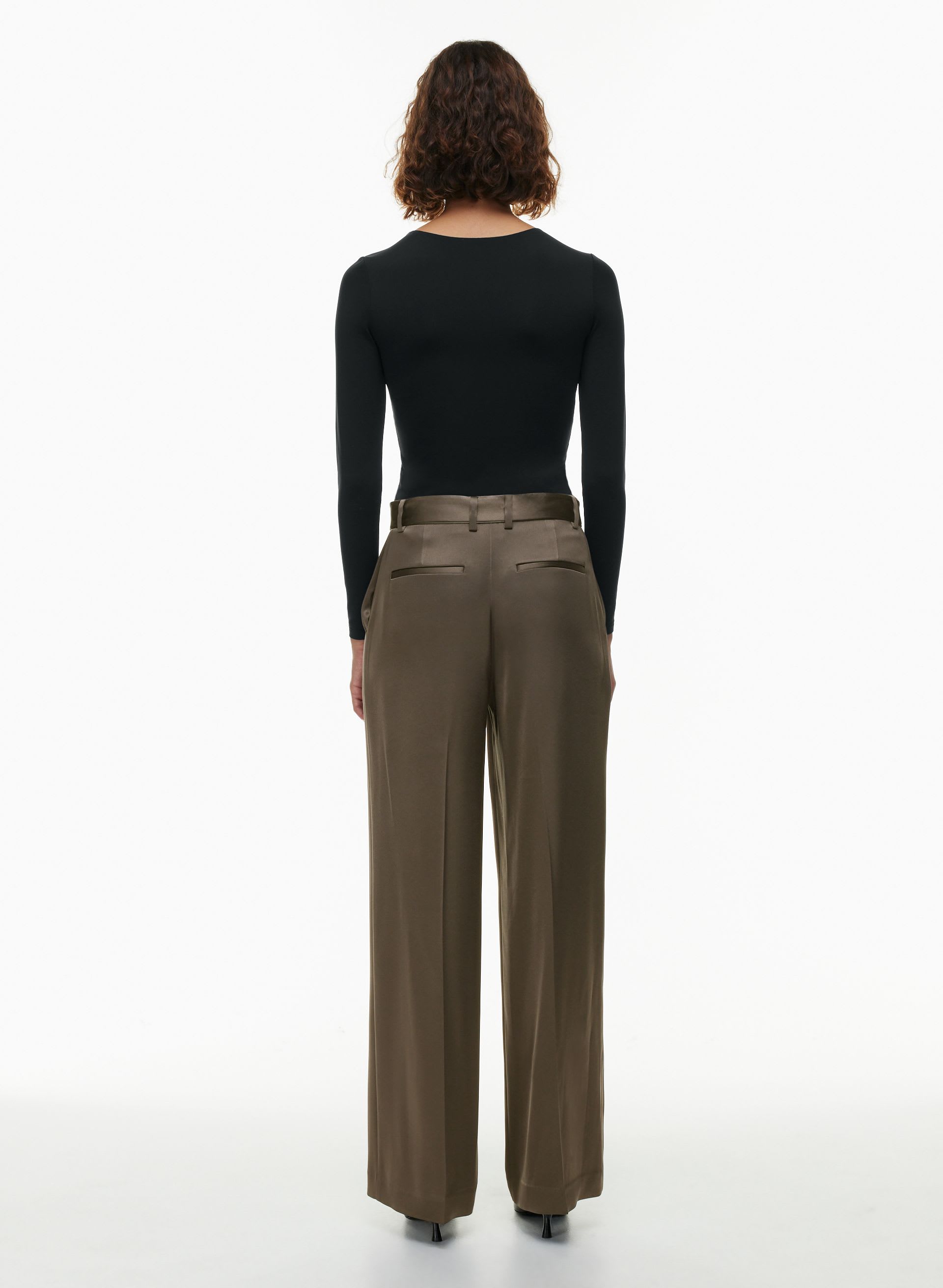 BECKET SATIN PANT | Aritzia