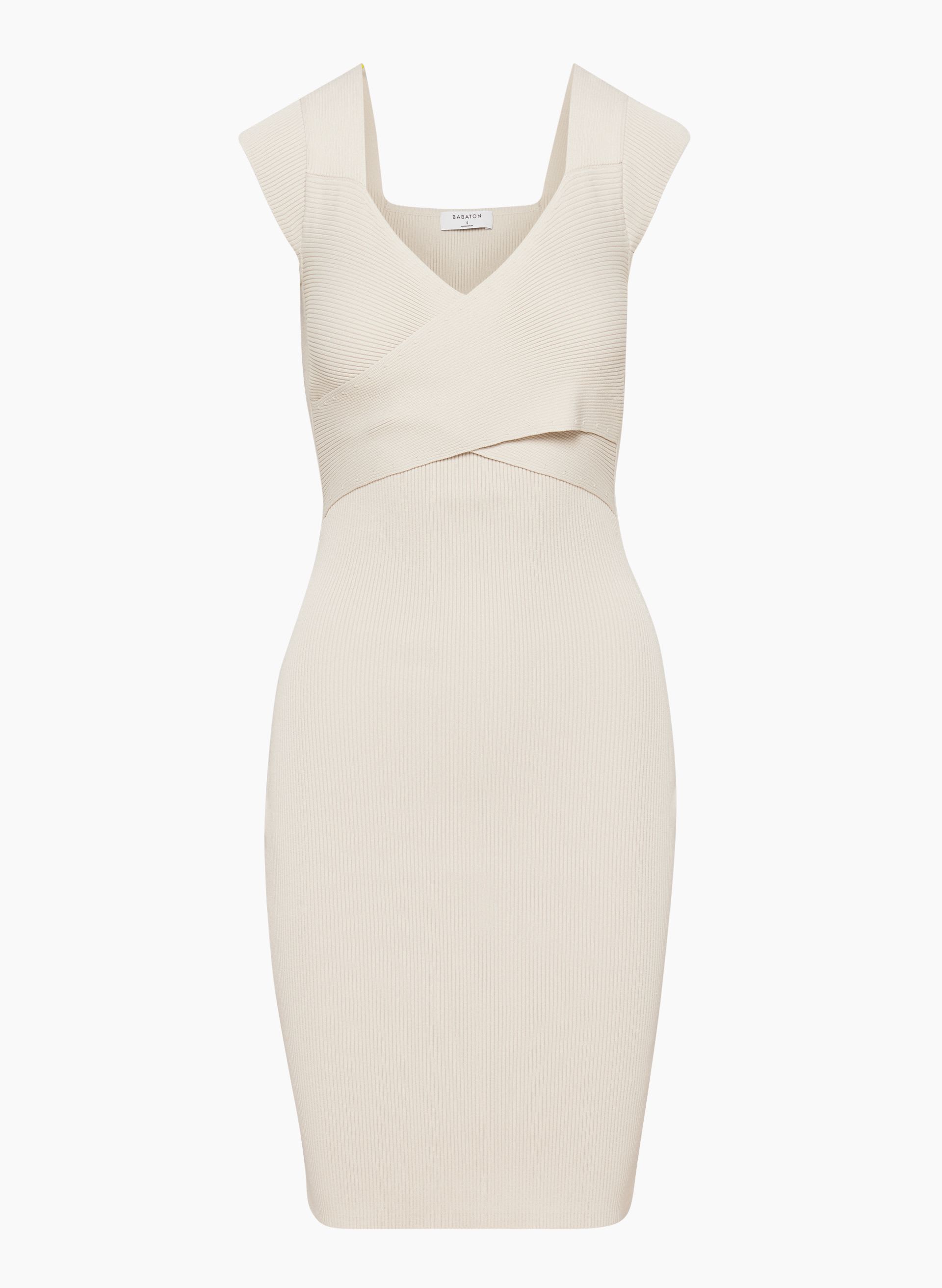 SCULPT KNIT GREEK DRESS | Aritzia