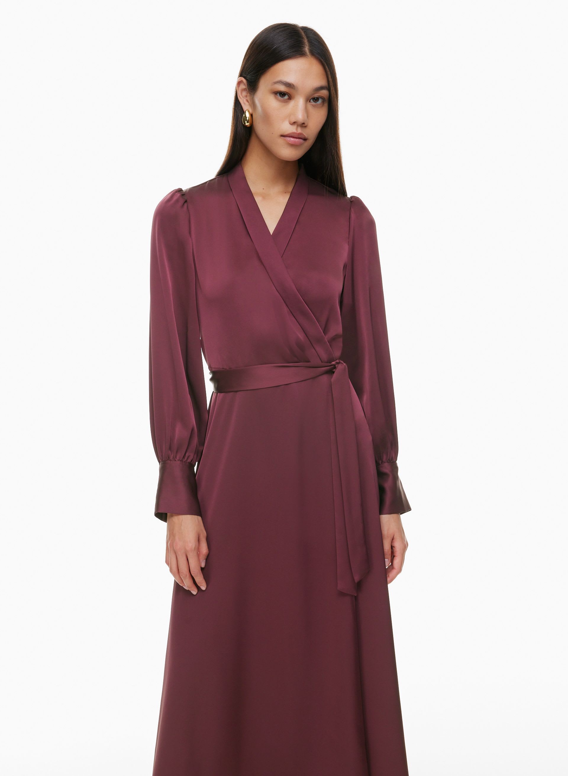 hyde  Hyde Satin Midi Dress | Aritzia US
