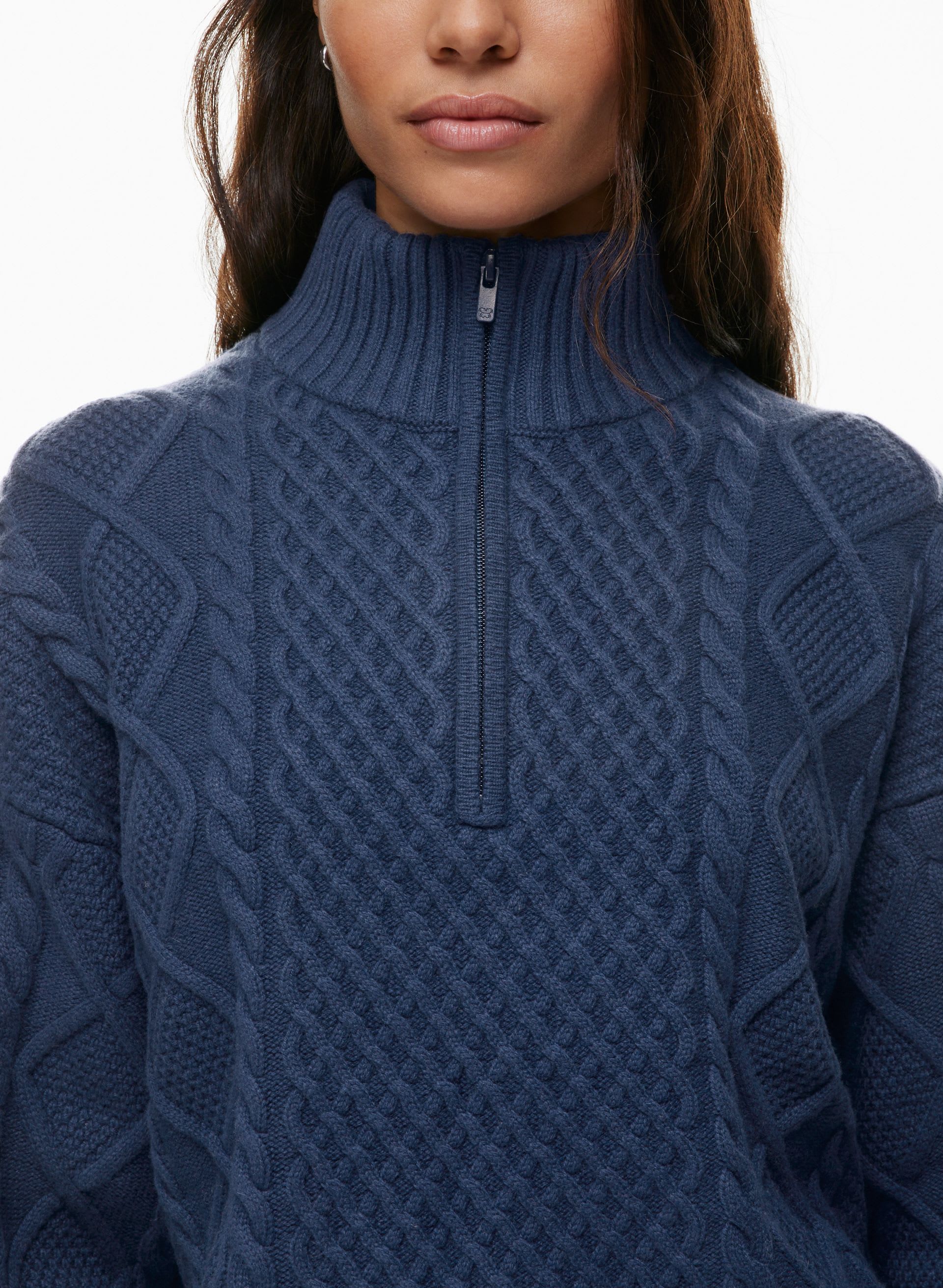 Peggy Turtleneck ¼ Zip Sweater | Aritzia CA
