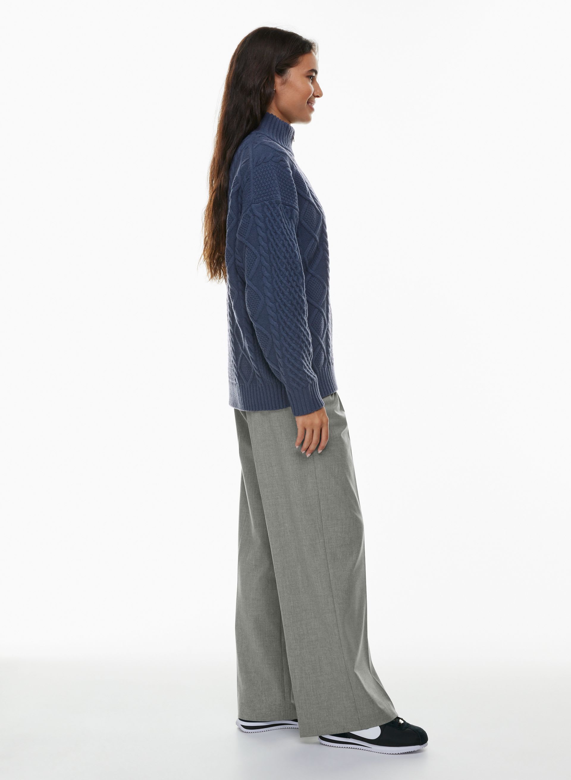 Peggy Turtleneck ¼ Zip Sweater | Aritzia CA