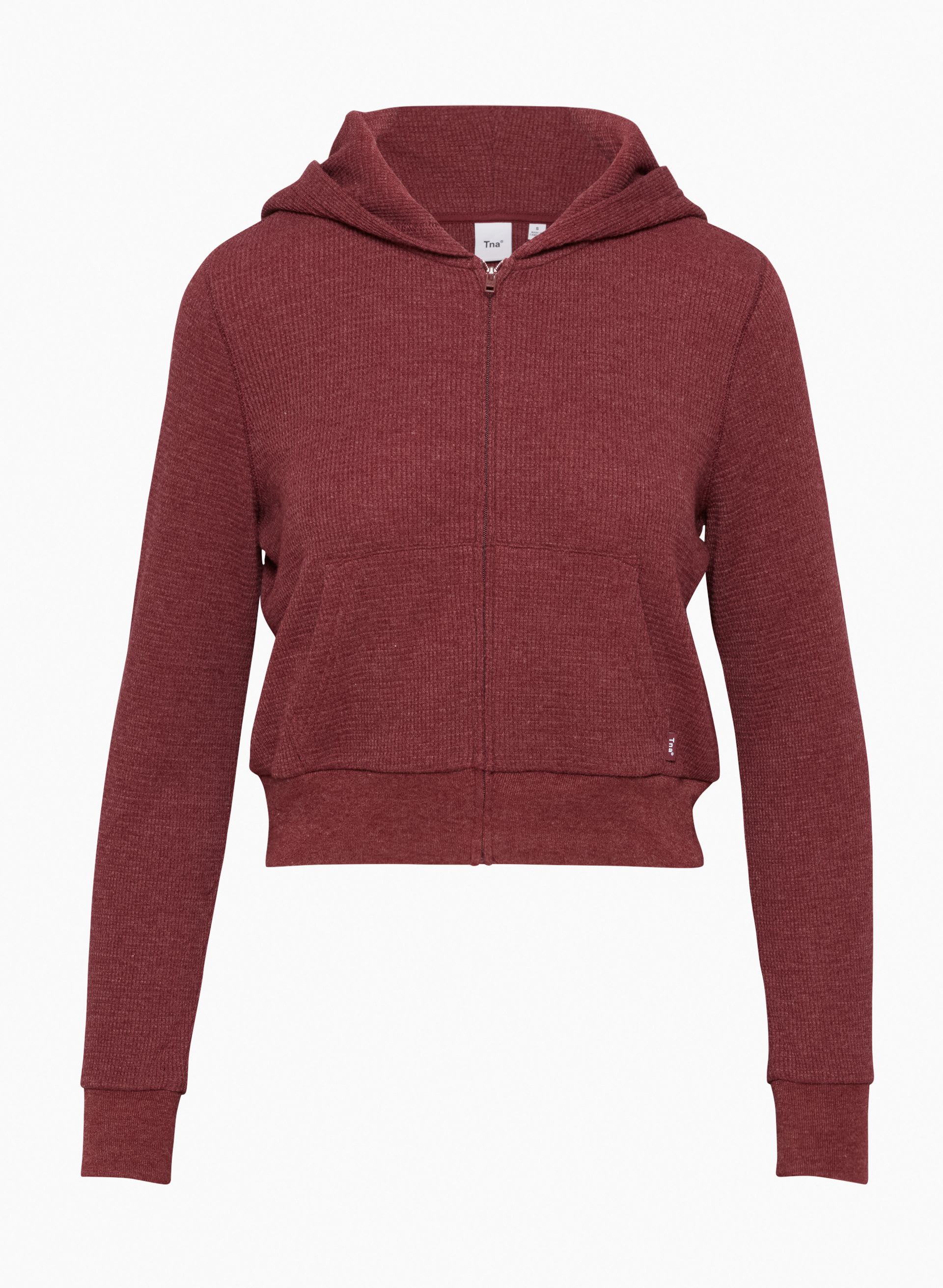 Waffle Zip Hoodie | Aritzia US