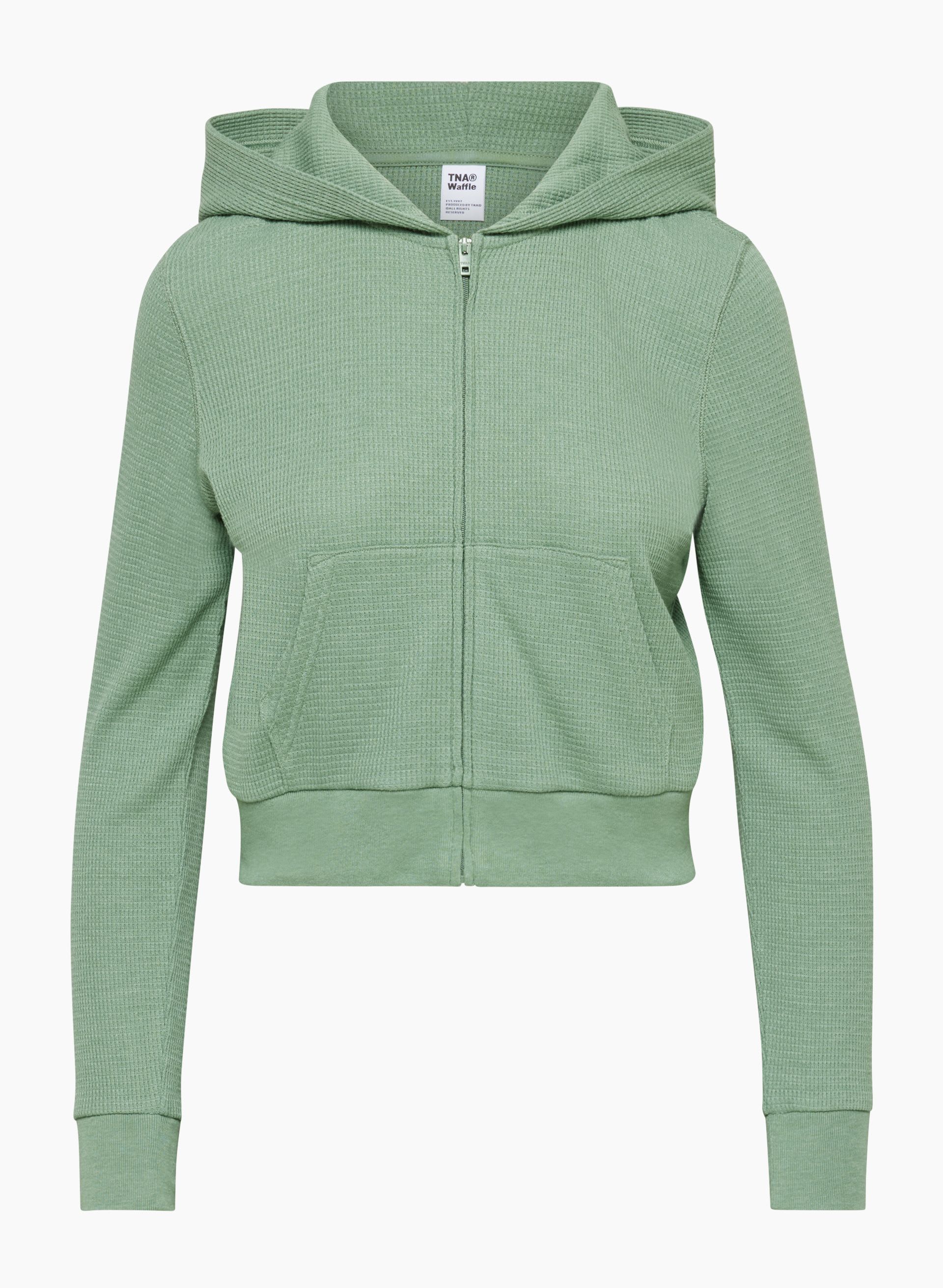 Waffle Zip Hoodie | Aritzia US