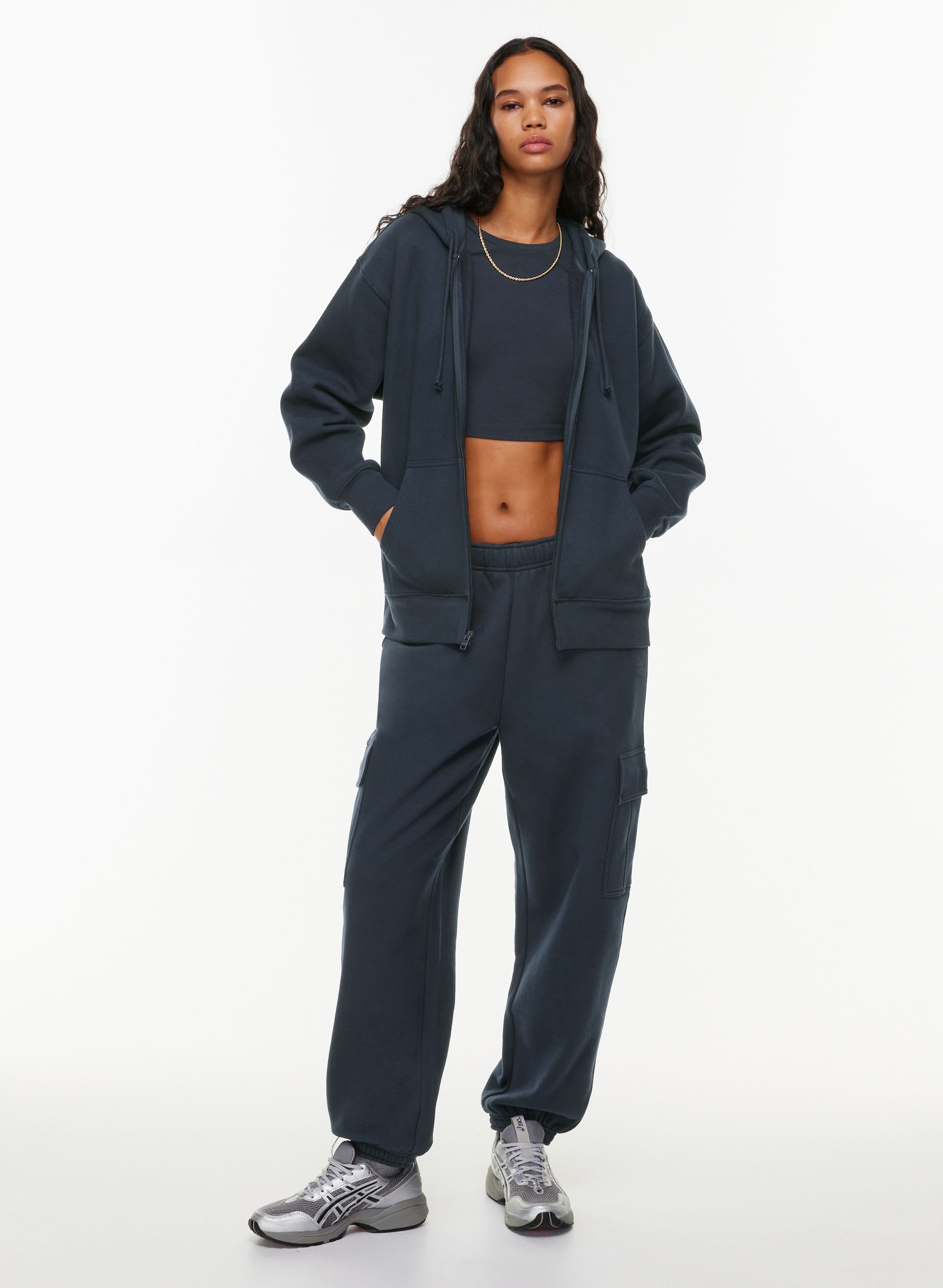 Cozy Sweatfleece Boyfriend Zip Hoodie | Aritzia US