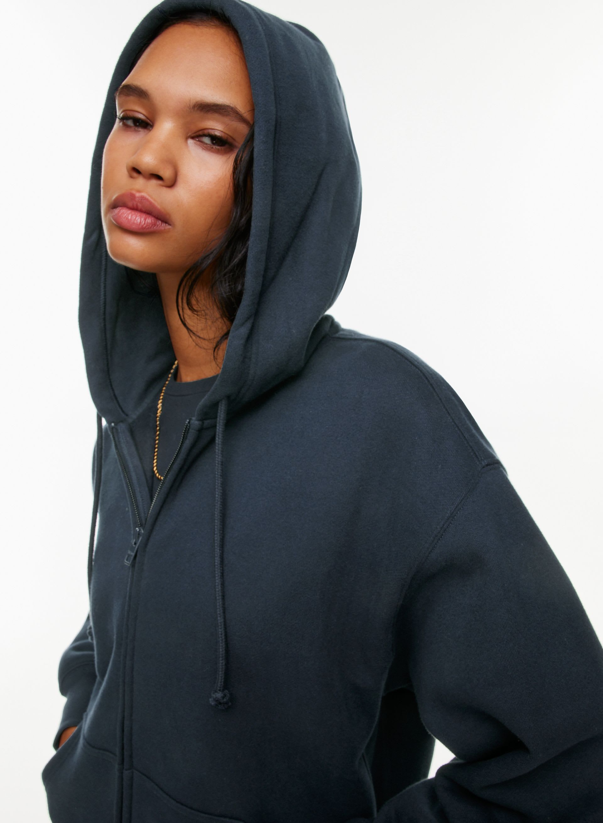 Cozy Sweatfleece Boyfriend Zip Hoodie | Aritzia US