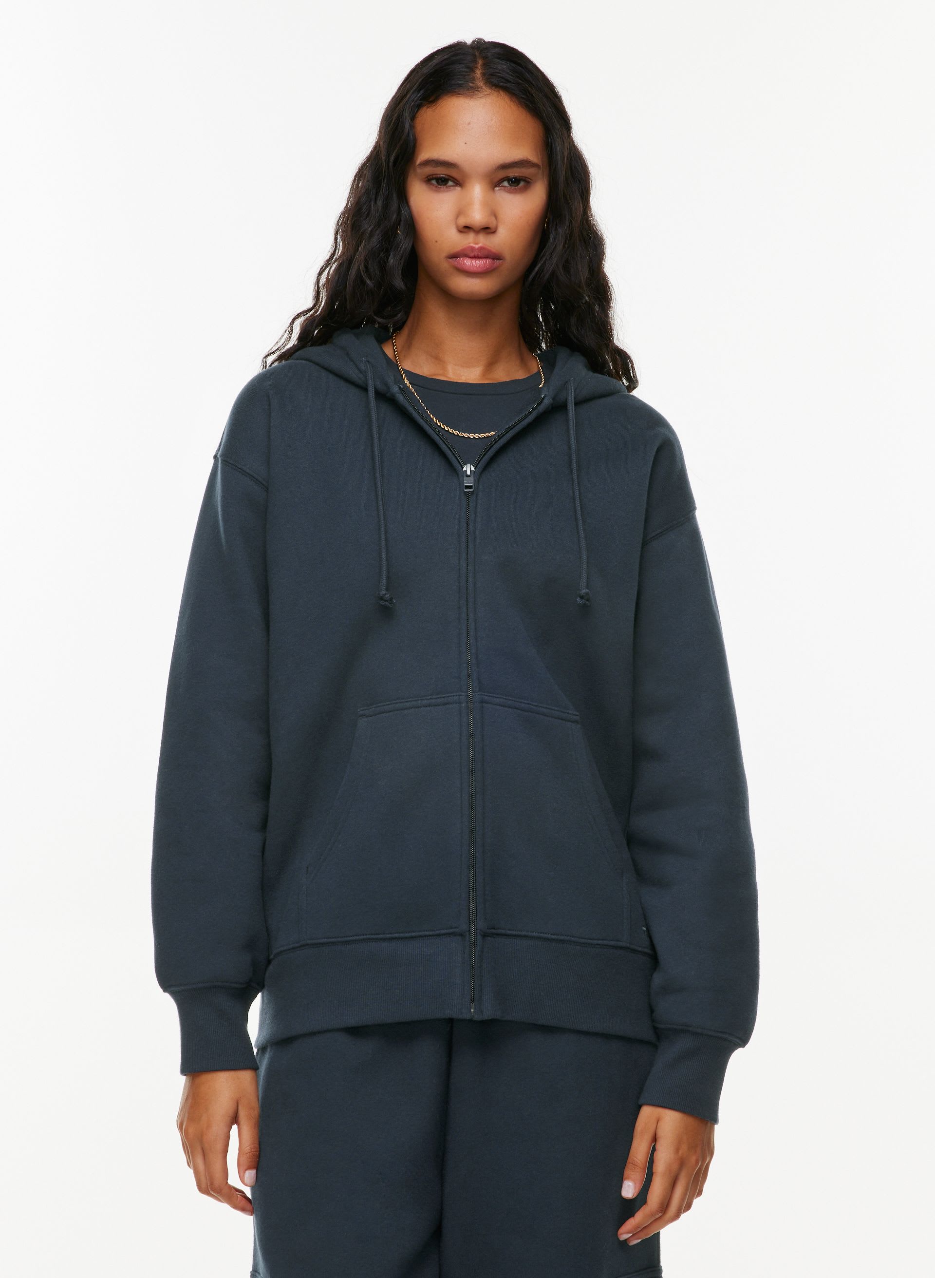 Cozy Sweatfleece Boyfriend Zip Hoodie | Aritzia US