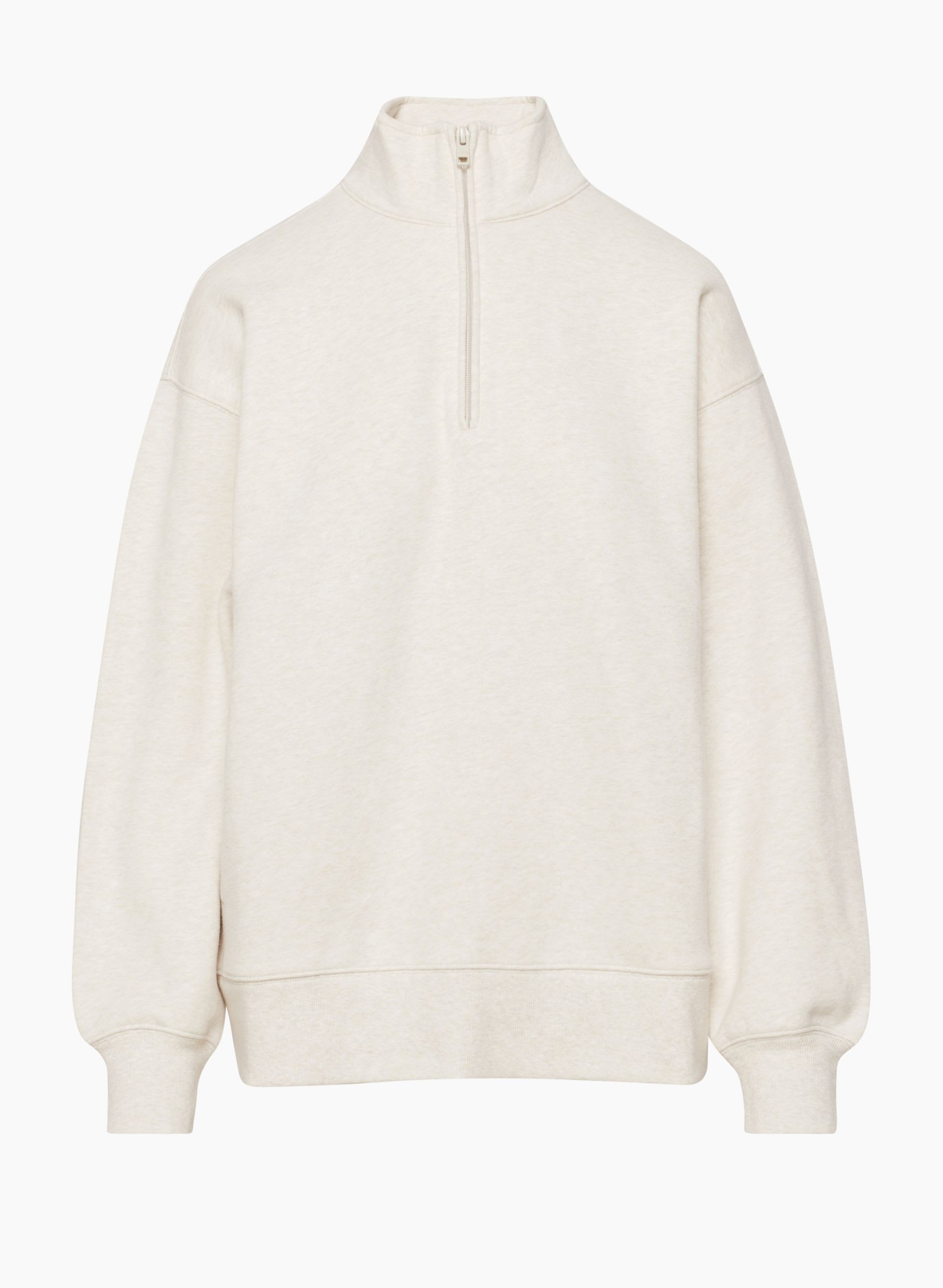 COZY FLEECE BOYFRIEND 1/4 ZIP SWEATSHIRT | Aritzia