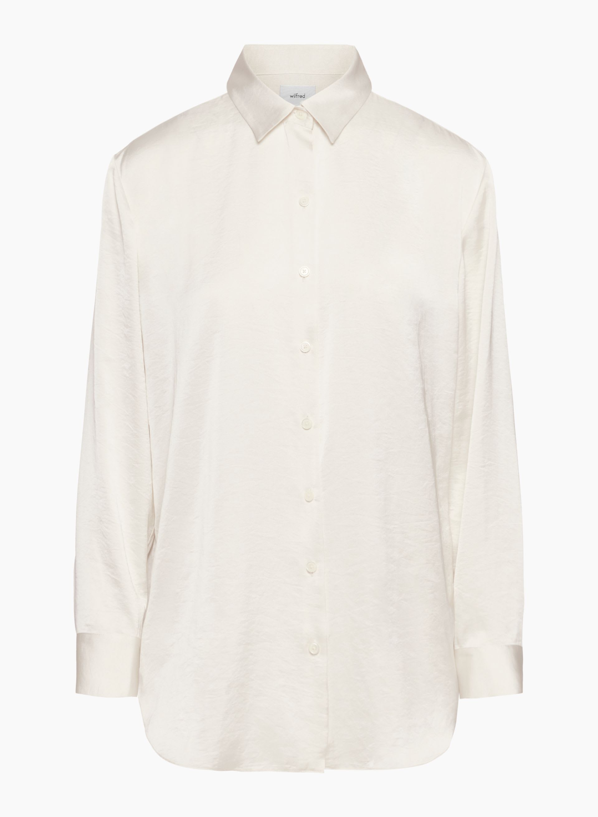 SAIL SATIN SHIRT | Aritzia