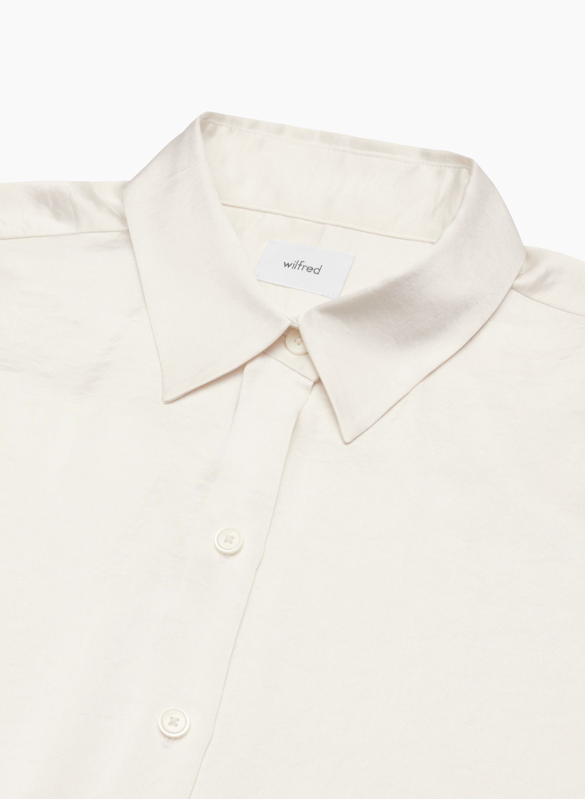 SAIL SATIN SHIRT | Aritzia
