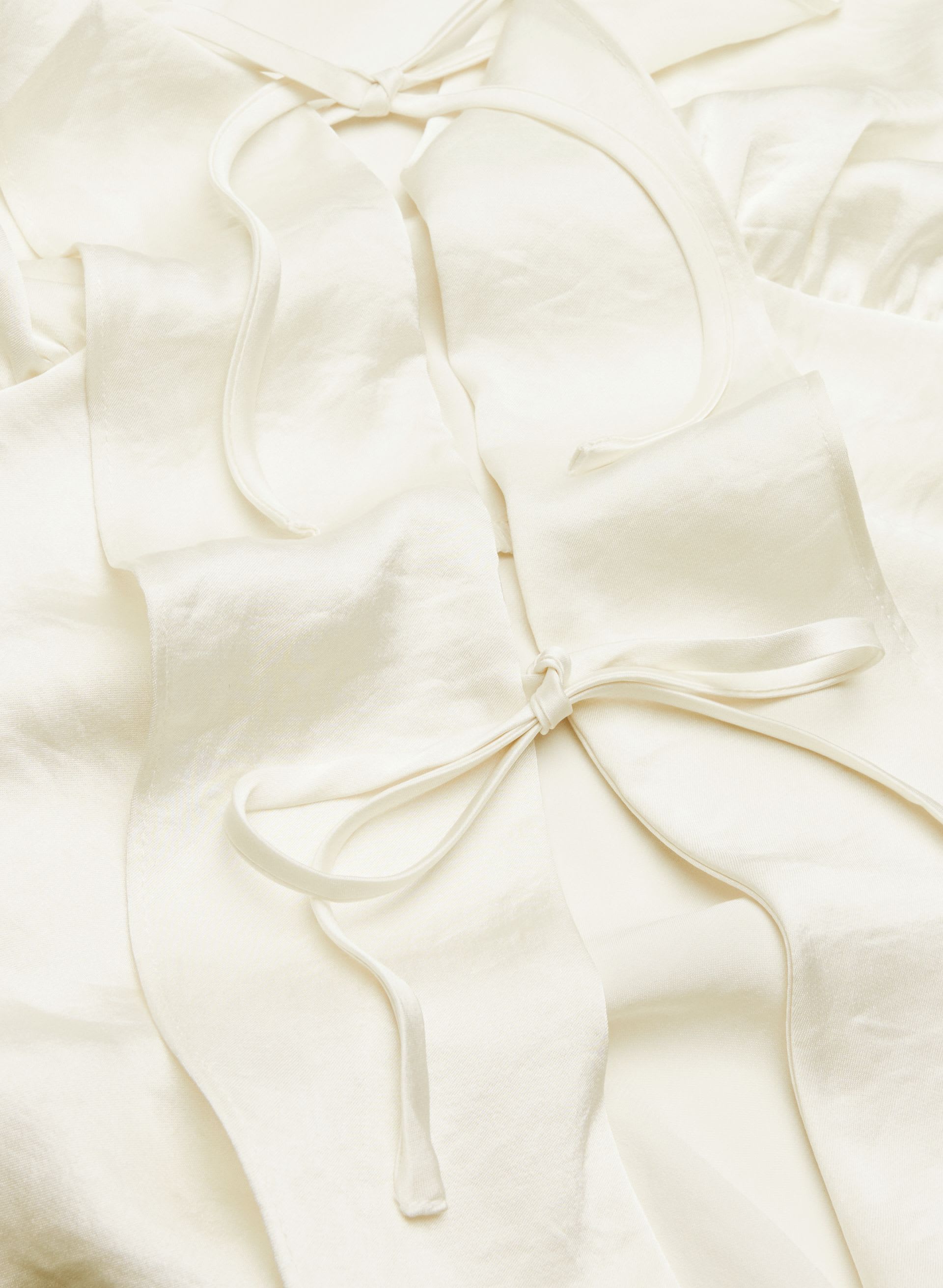 FRENCHY SATIN BLOUSE | Aritzia