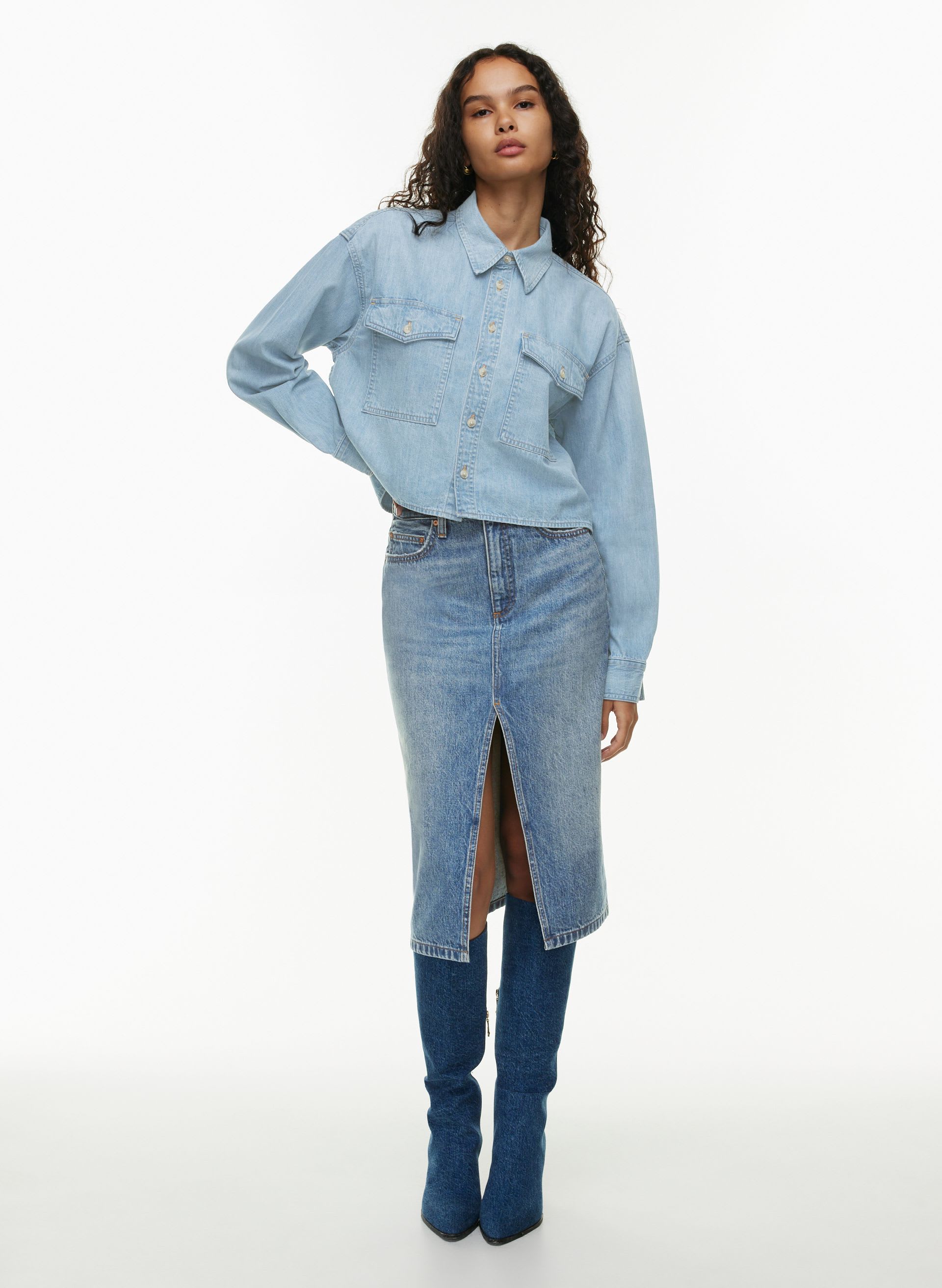 THE '90S UTILITY SHIRT | Aritzia