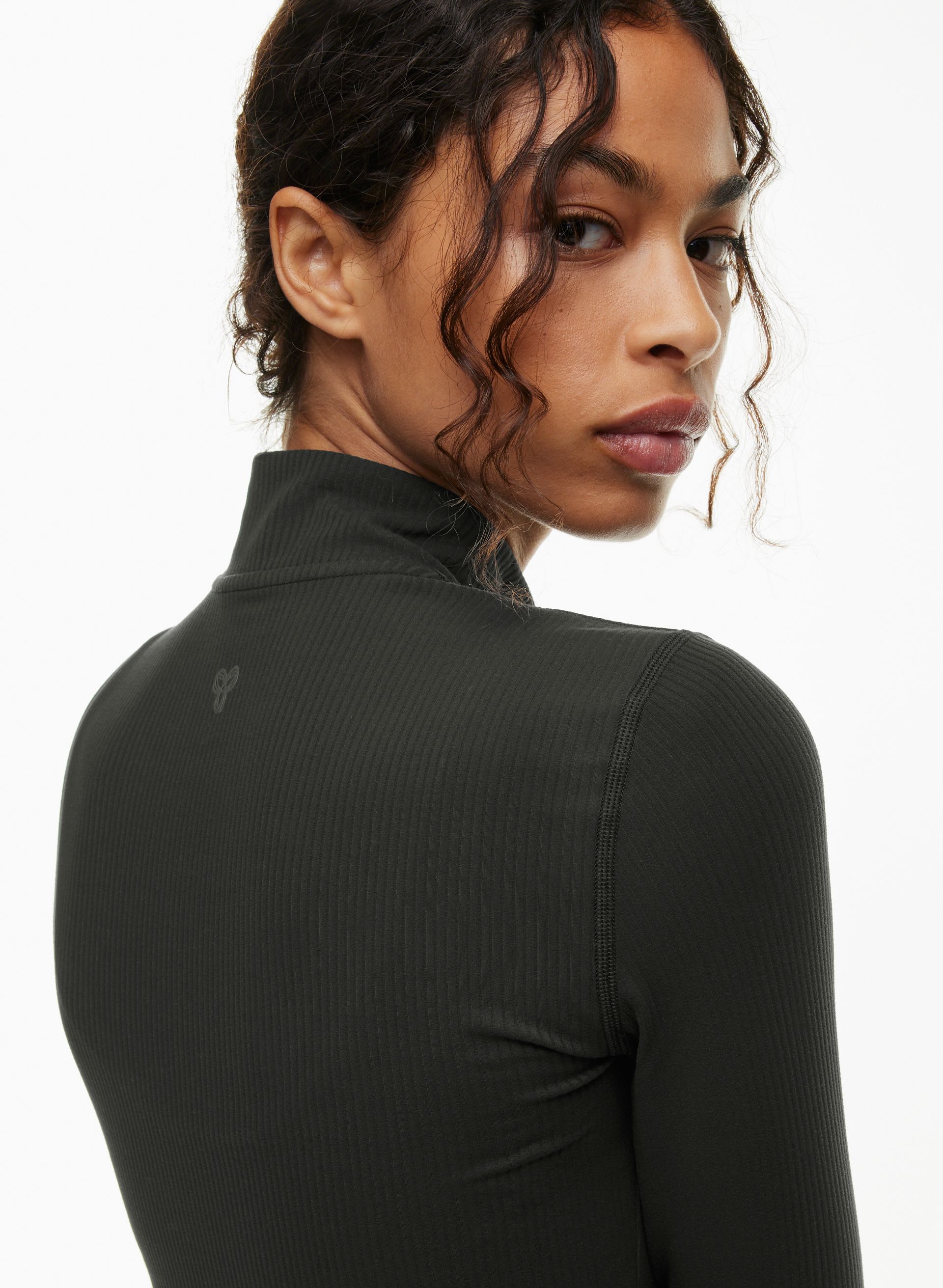 TnaBUTTER™ Rib Limit Zip Longsleeve | Aritzia US
