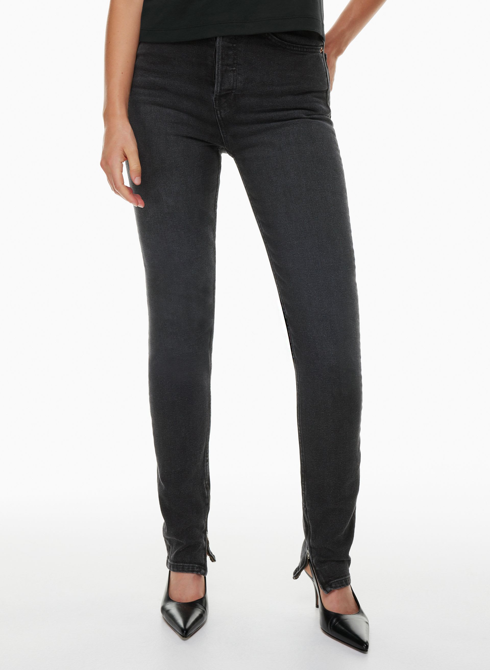SUPERHIGH DRAINPIPE JEAN | Aritzia