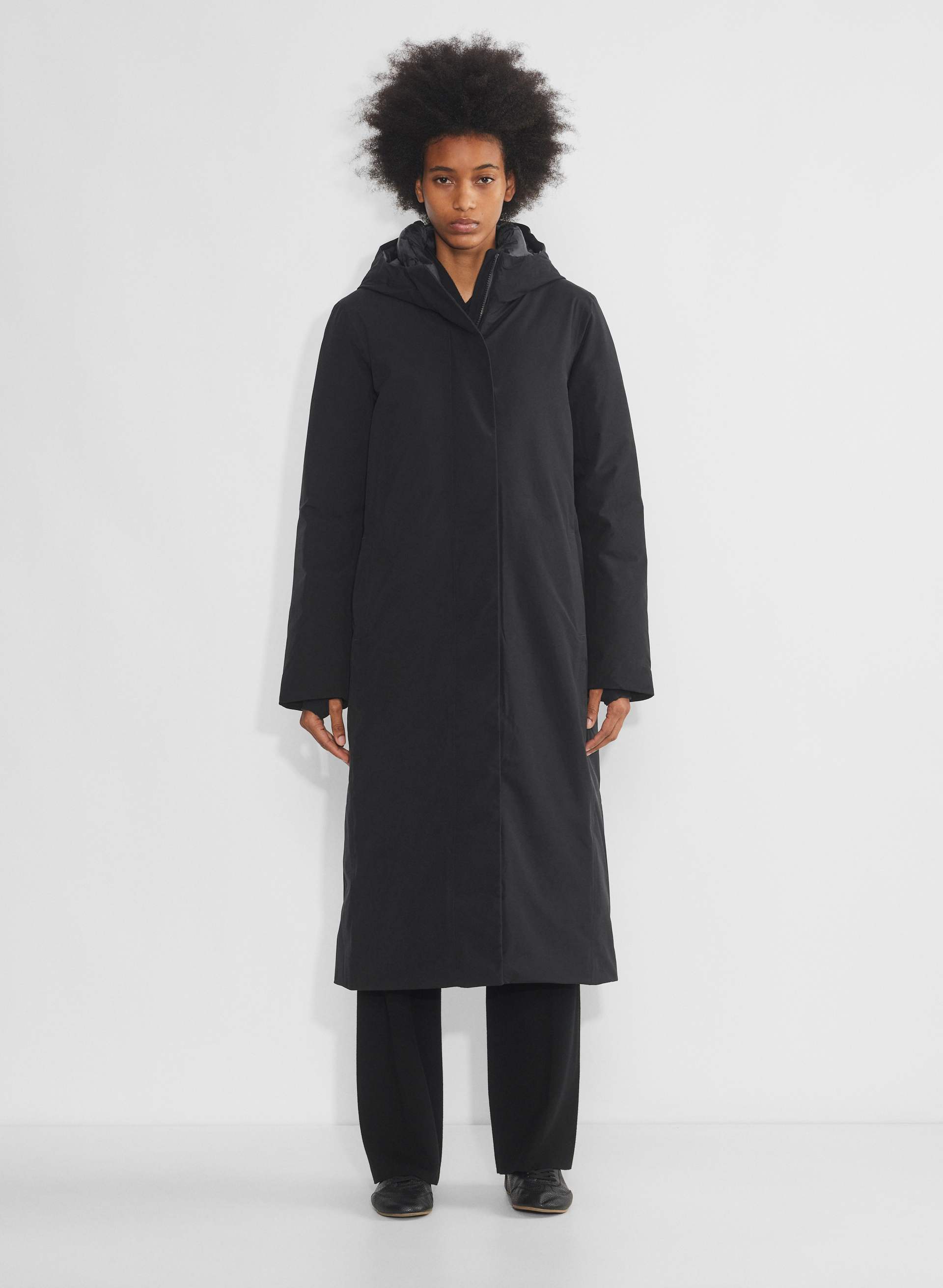 Aritzia アリツィア　ヨガウエア　ロンパー　黒 Explore Long Parka | Aritzia CA
