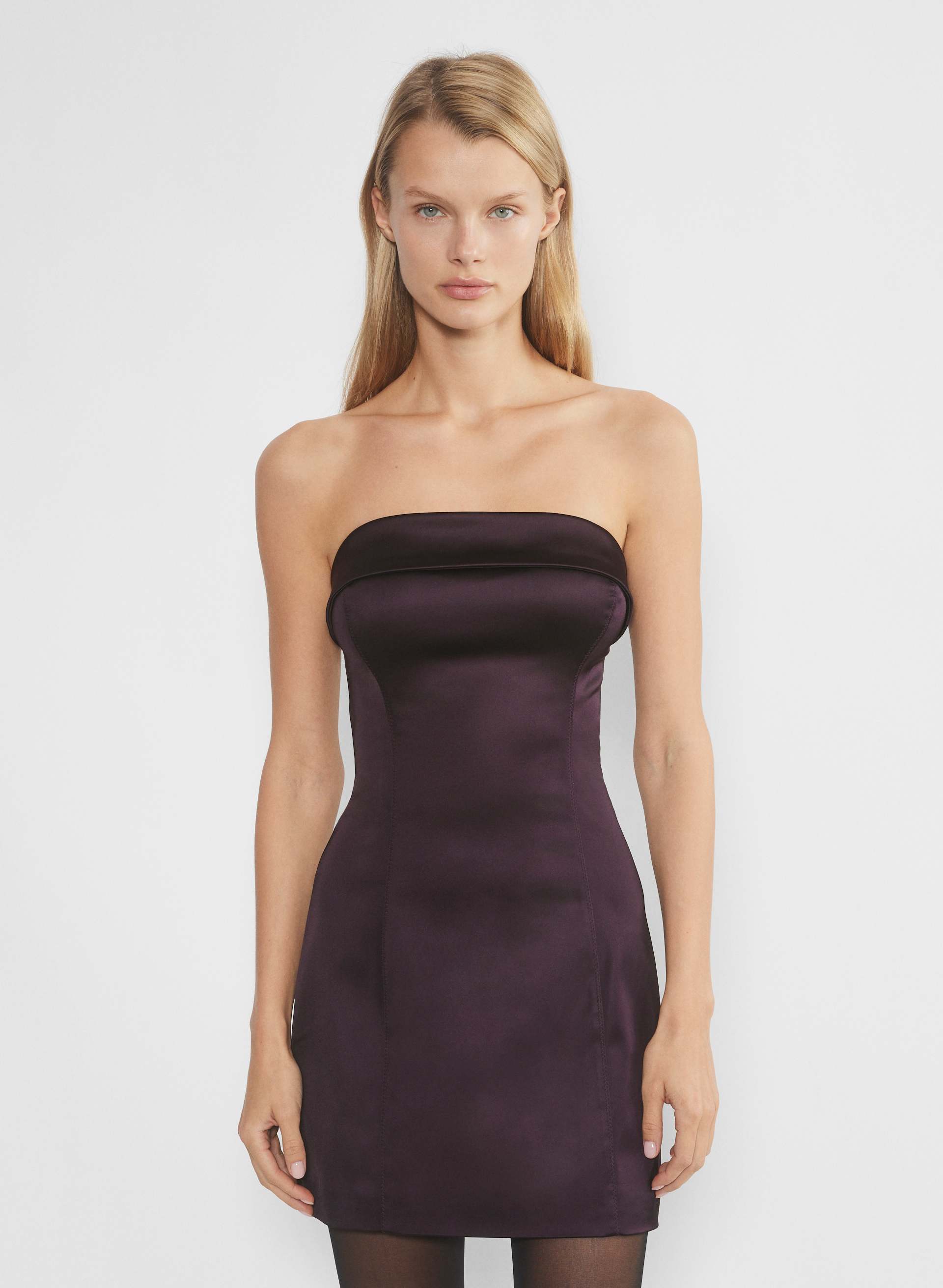 aritzia satin tube dress Shimmer Satin Tube Dress