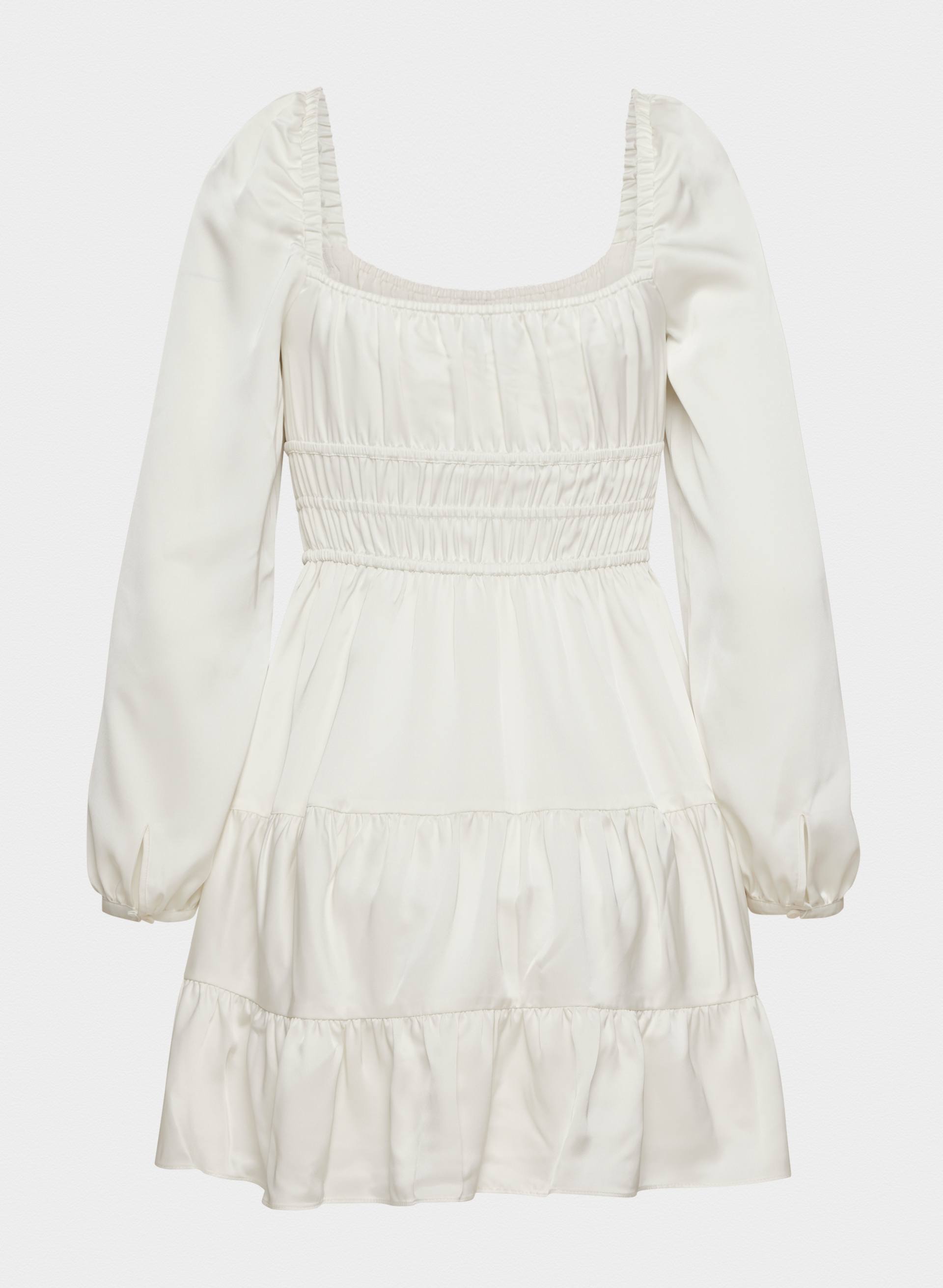 MARTINE SATIN LONGSLEEVE DRESS | Aritzia