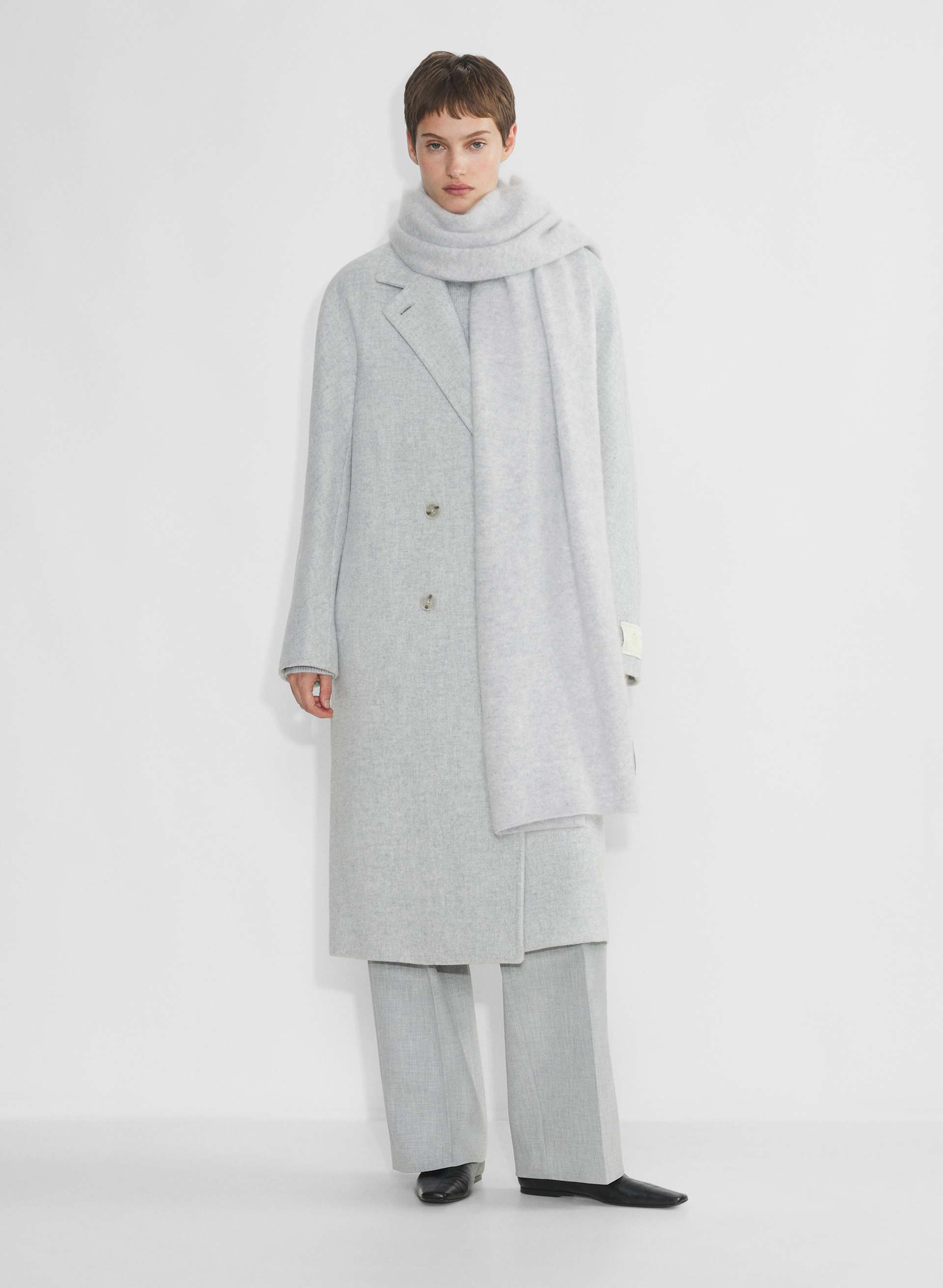 WOOL CASHMERE SCARF | Aritzia