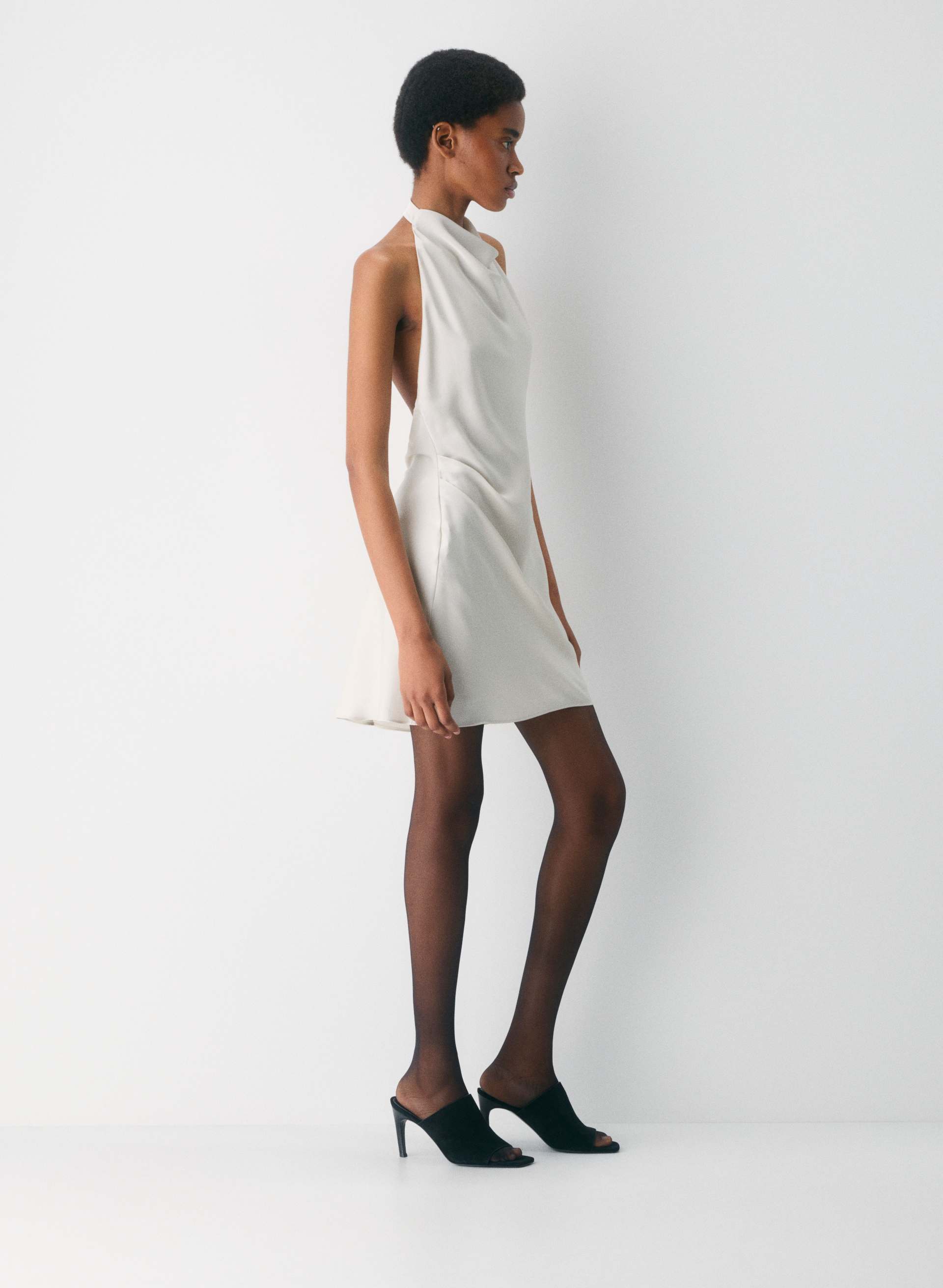 AUDIENCE SATIN MINI DRESS | Aritzia