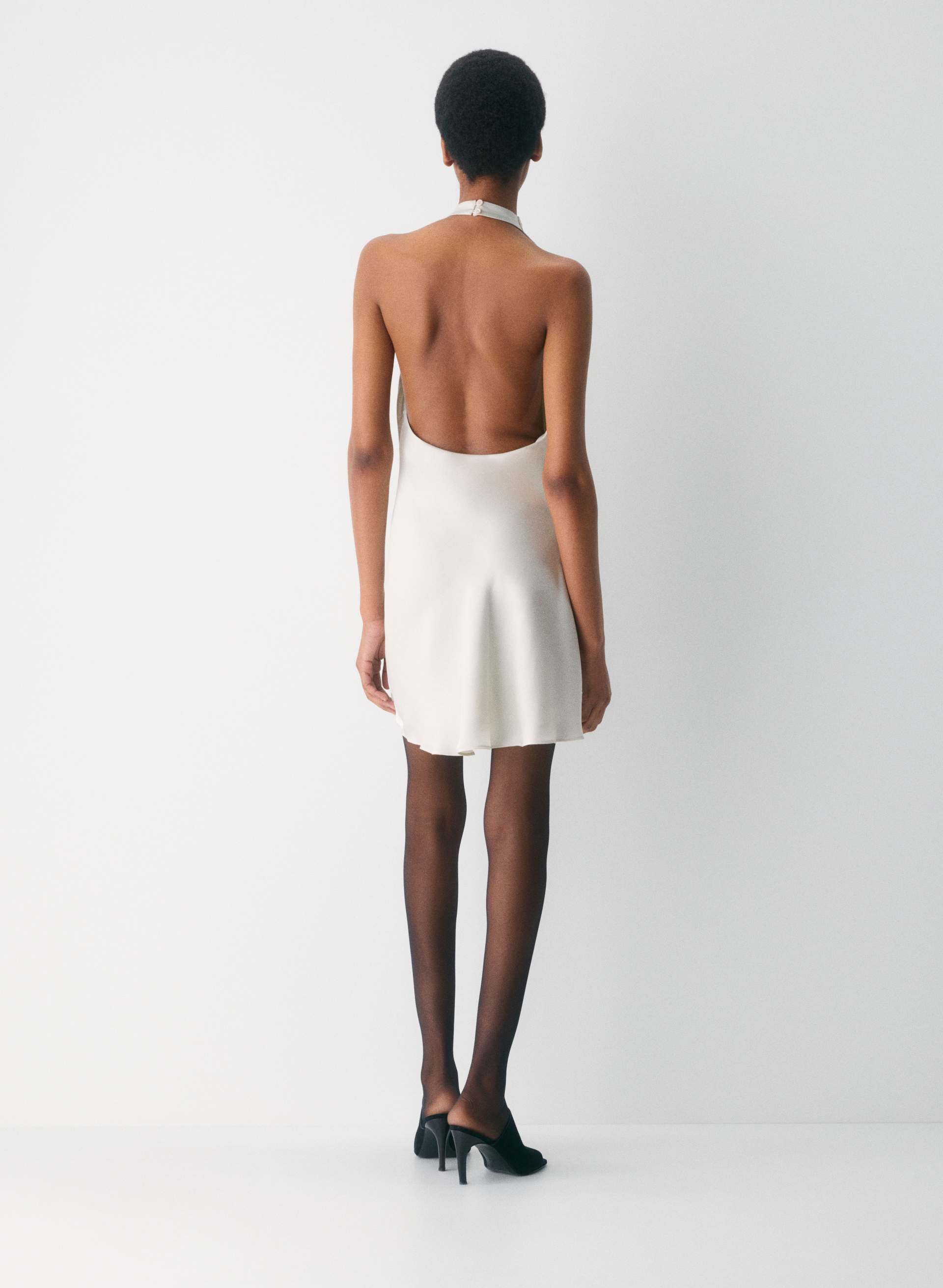 AUDIENCE SATIN MINI DRESS | Aritzia
