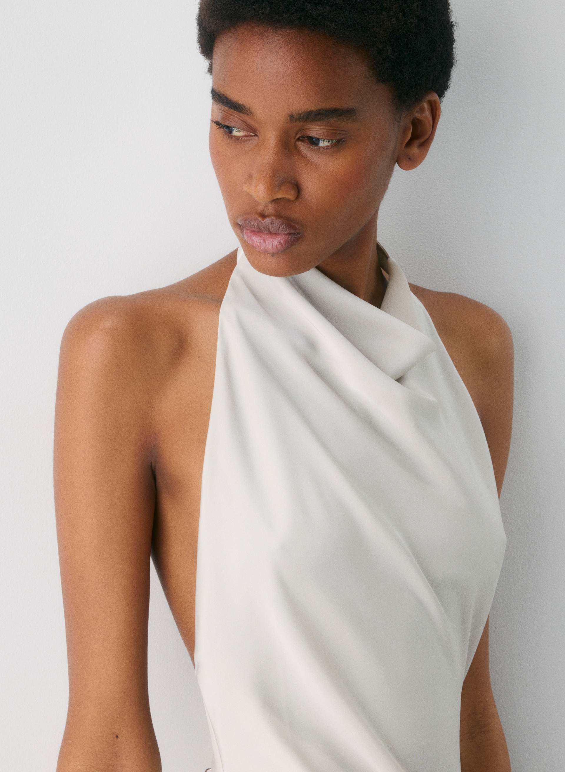 AUDIENCE SATIN MINI DRESS | Aritzia