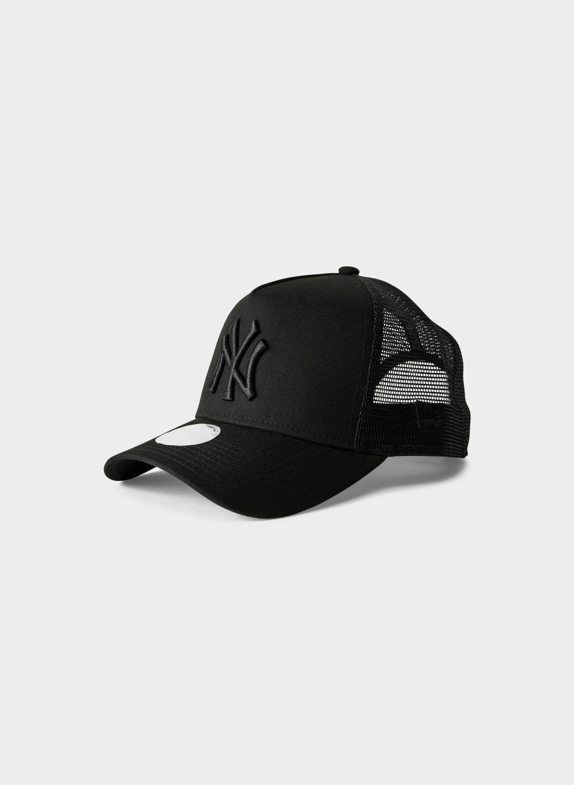 New Era 9FORTY Trucker Cap - NY Yankees, Berretto Regolabile In Nero, Ufficiale MLB