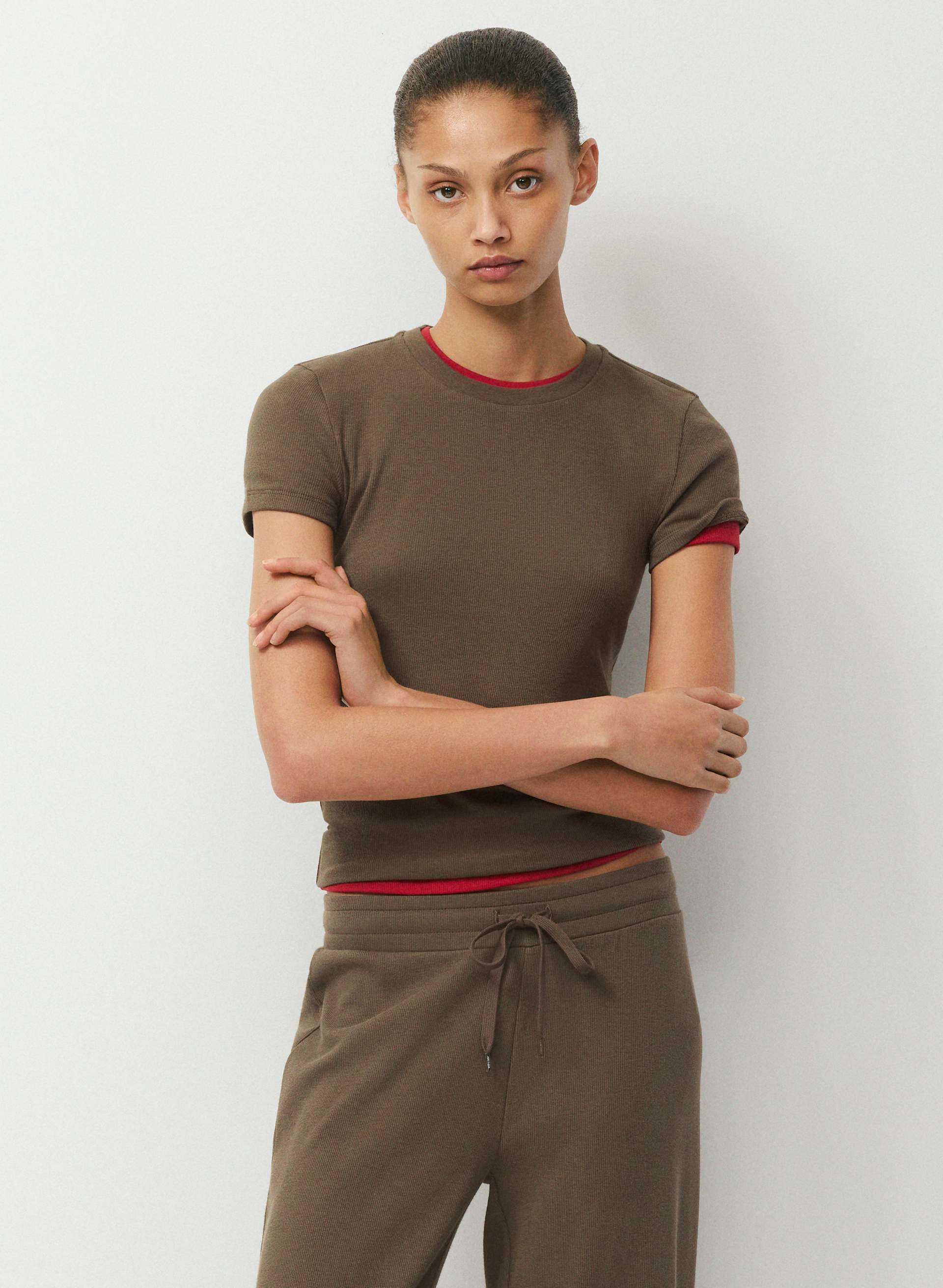 HOMESTRETCH™ RIB TUNE T-SHIRT | Aritzia