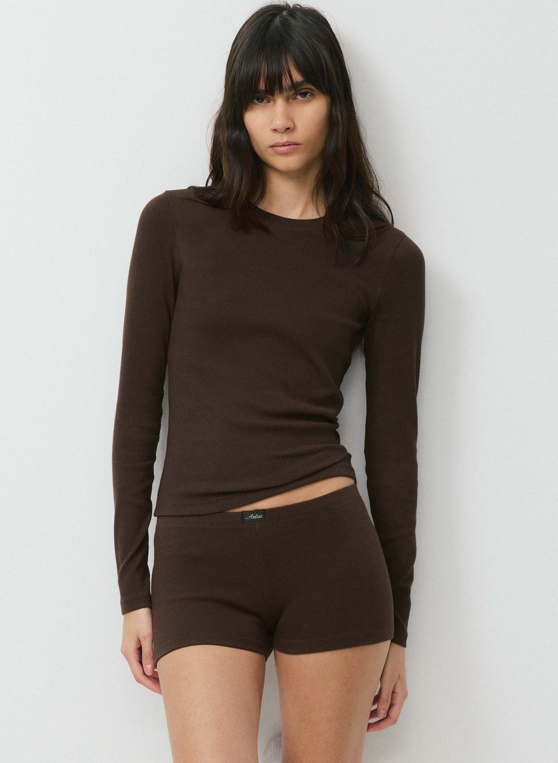 HOMESTRETCH™ RIB SOLO LONGSLEEVE | Aritzia