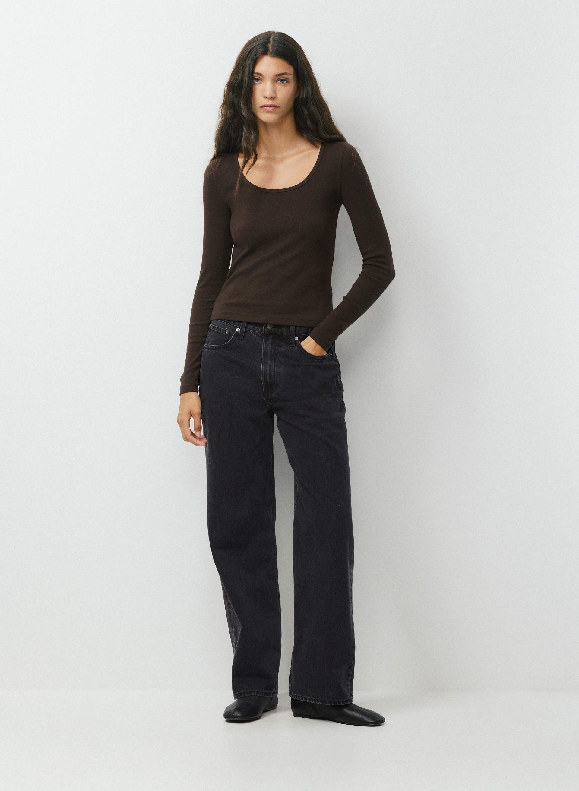HOMESTRETCH™ RIB EQUALIZER LONGSLEEVE | Aritzia