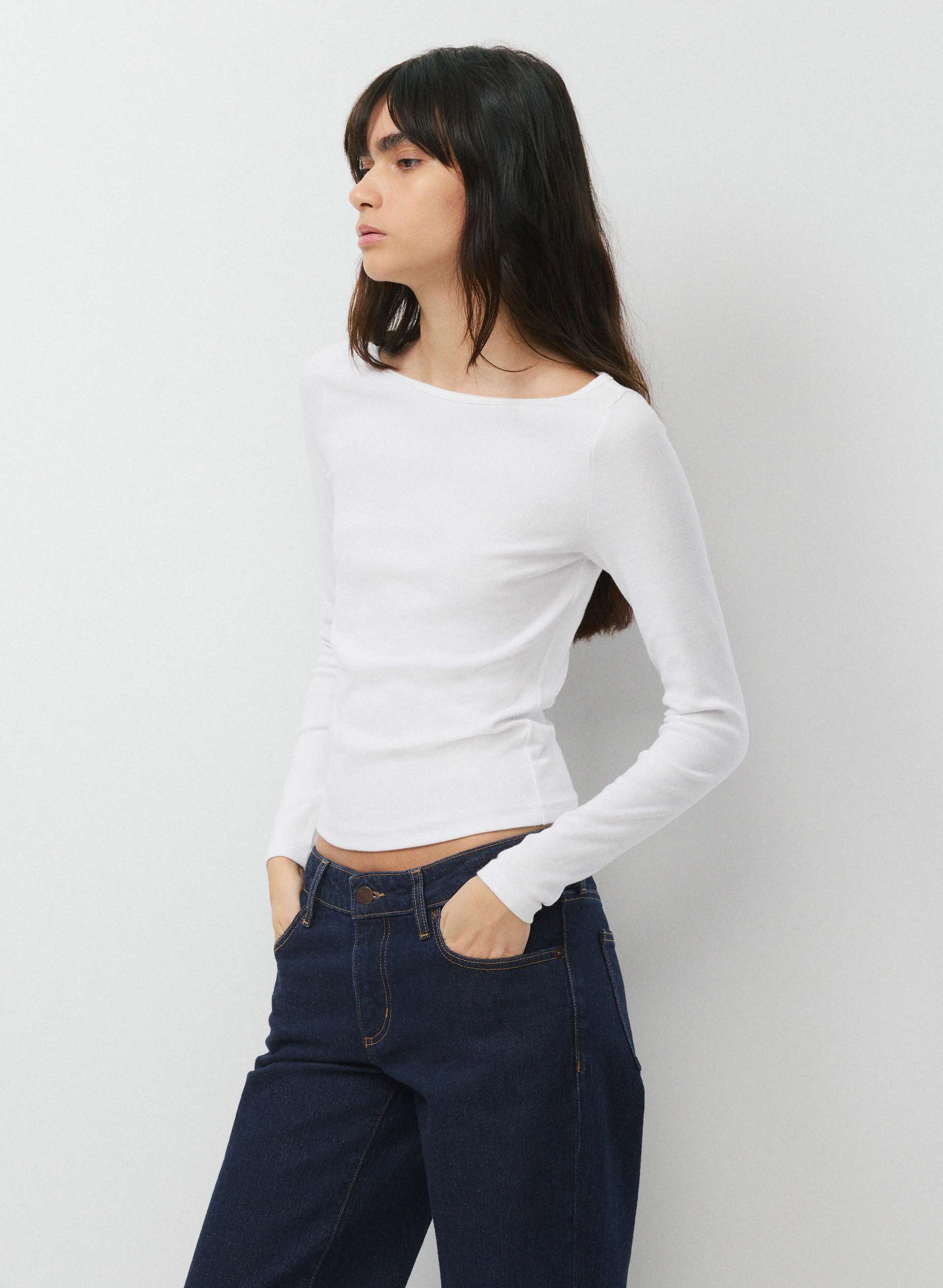 HomeStretch™ Rib Airwave Boatneck Longsleeve | Aritzia US
