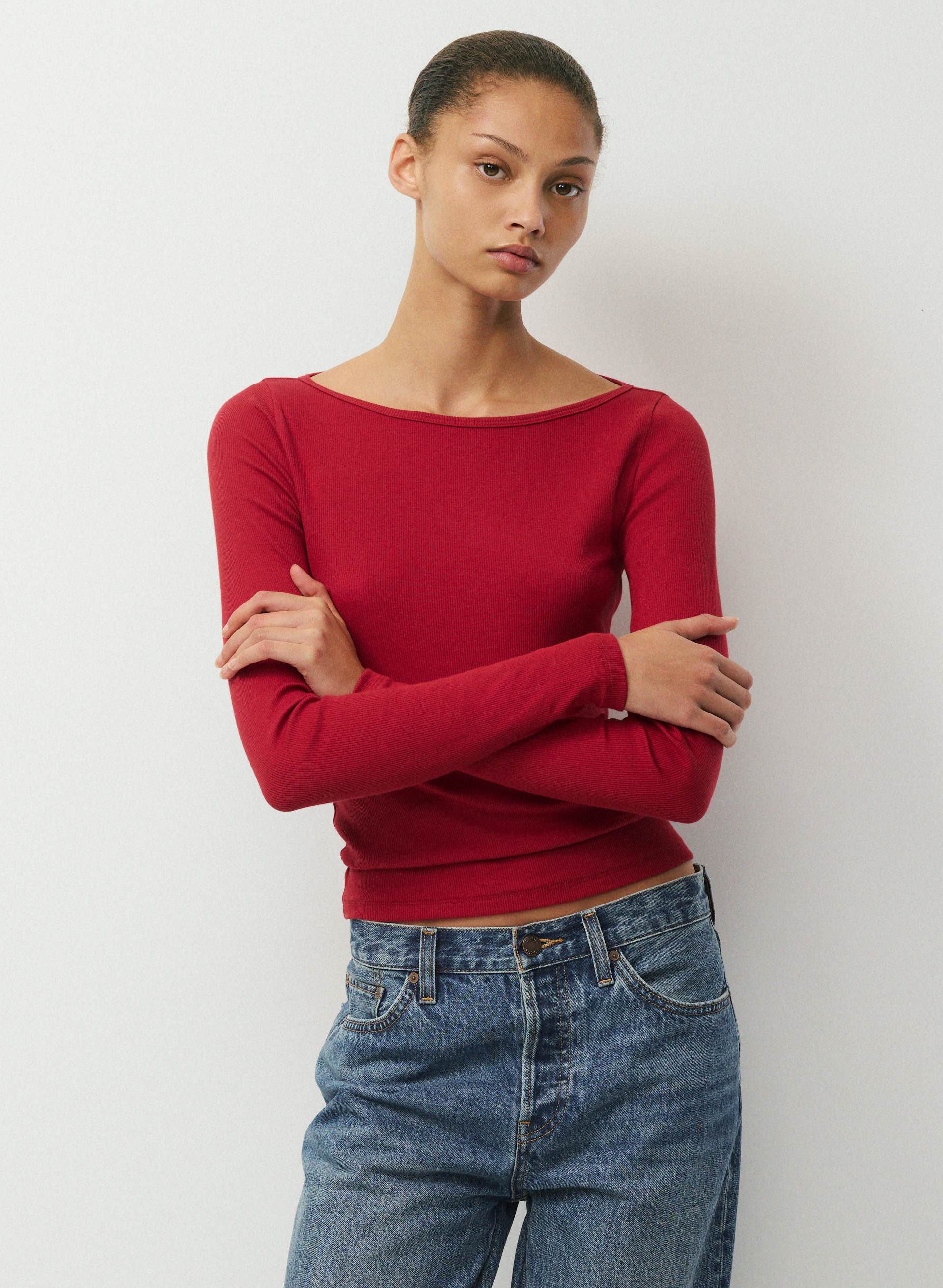 HOMESTRETCH™ RIB AIRWAVE LONGSLEEVE | Aritzia