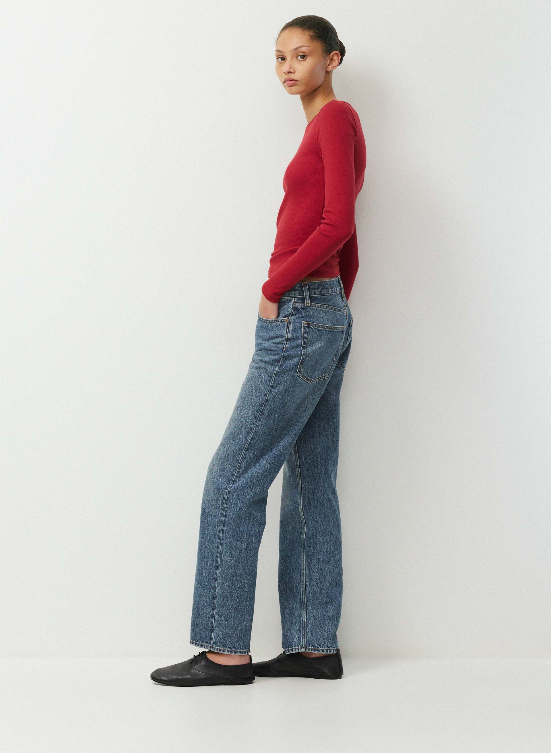 HOMESTRETCH™ RIB AIRWAVE LONGSLEEVE | Aritzia
