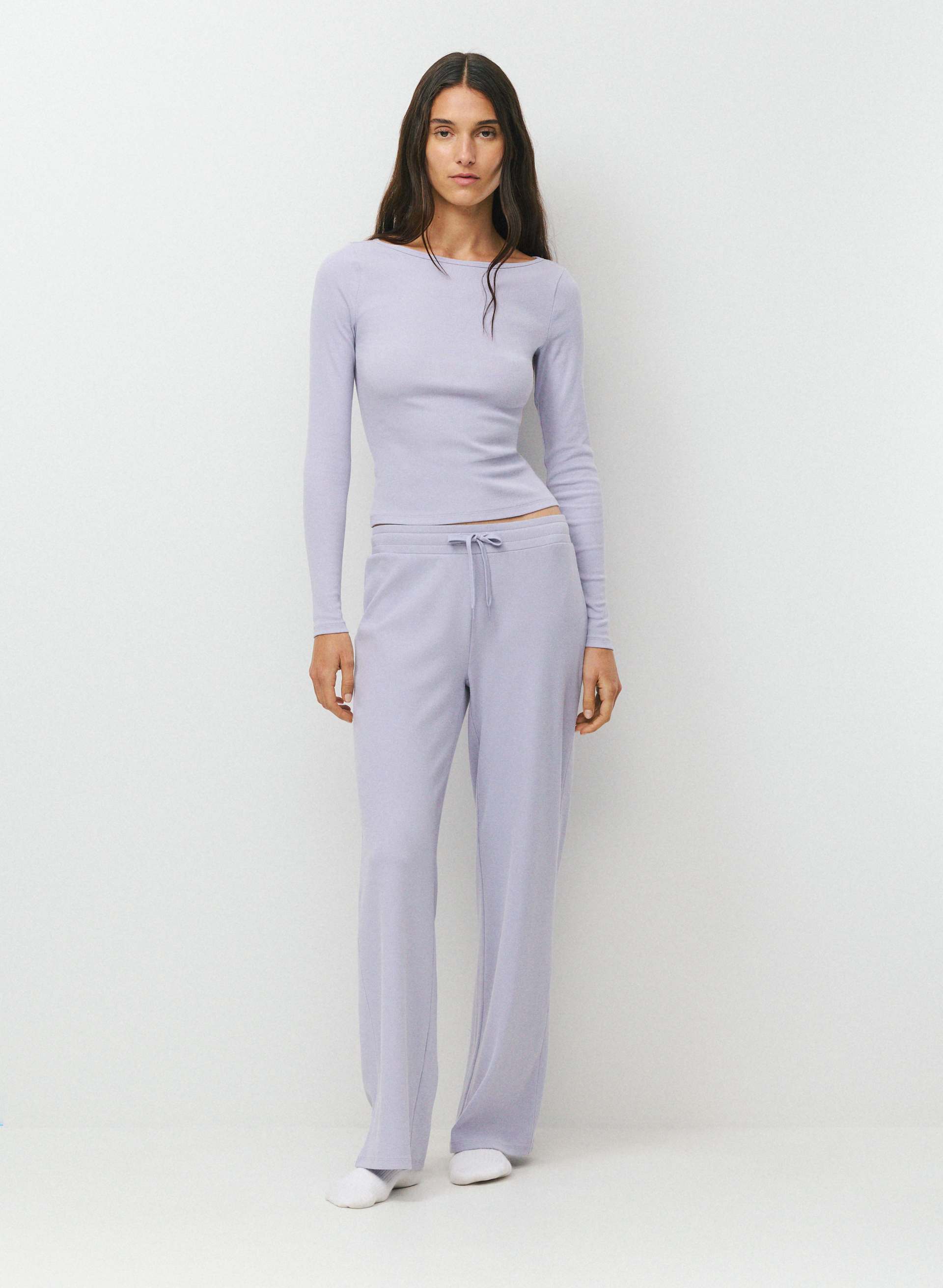 HomeStretch™ Rib Airwave Longsleeve | Aritzia US