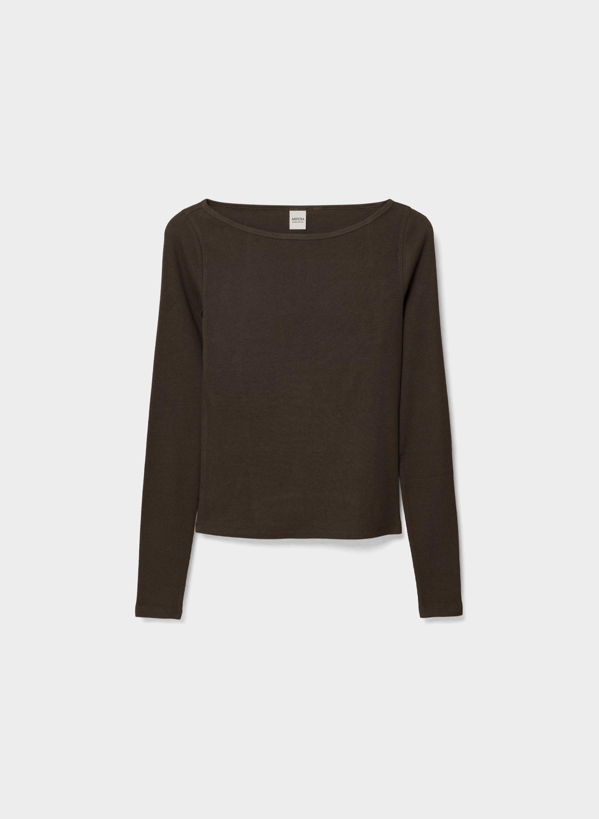 HOMESTRETCH™ RIB AIRWAVE LONGSLEEVE | Aritzia