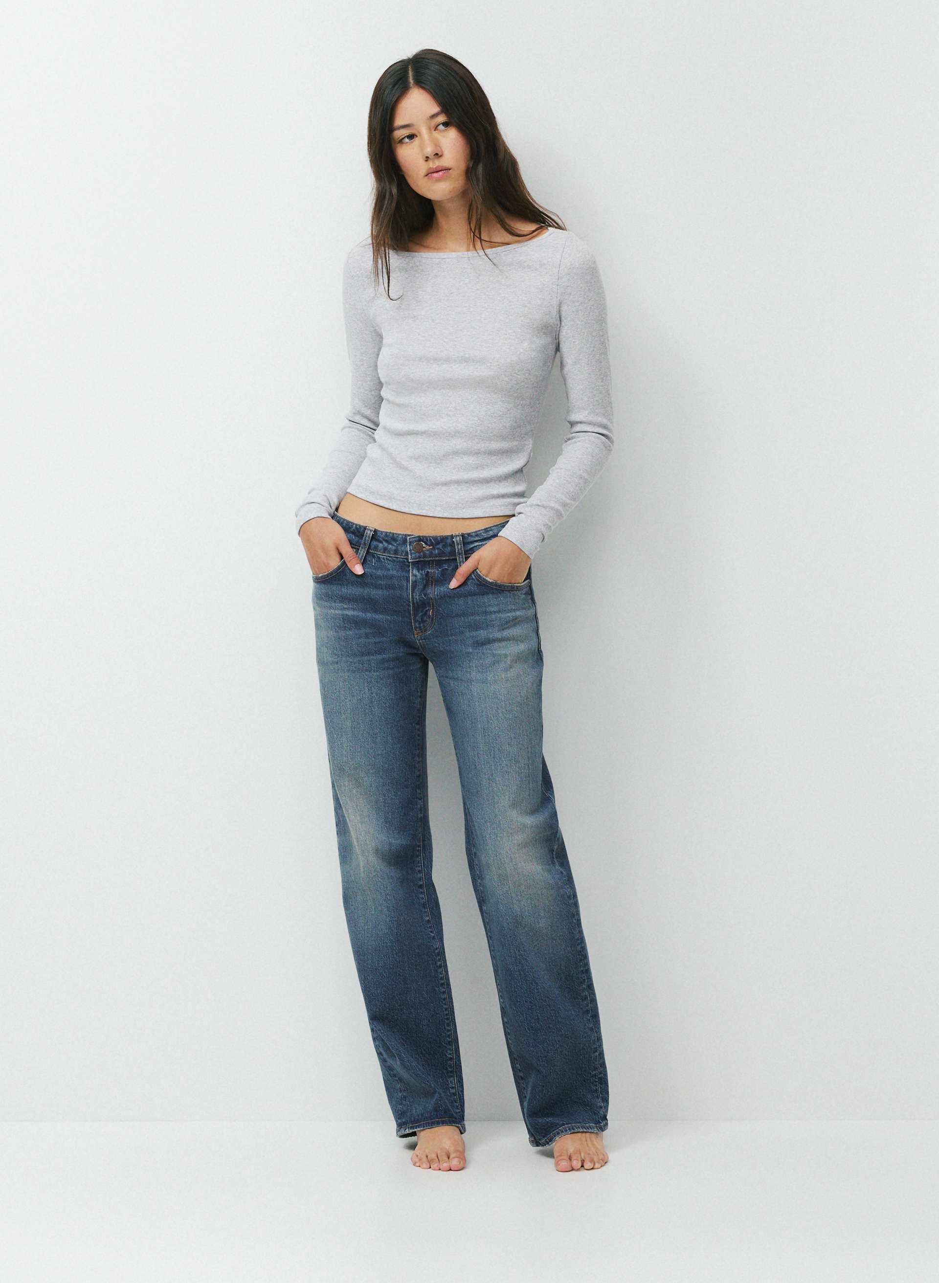 HOMESTRETCH™ RIB AIRWAVE BOATNECK LONGSLEEVE | Aritzia