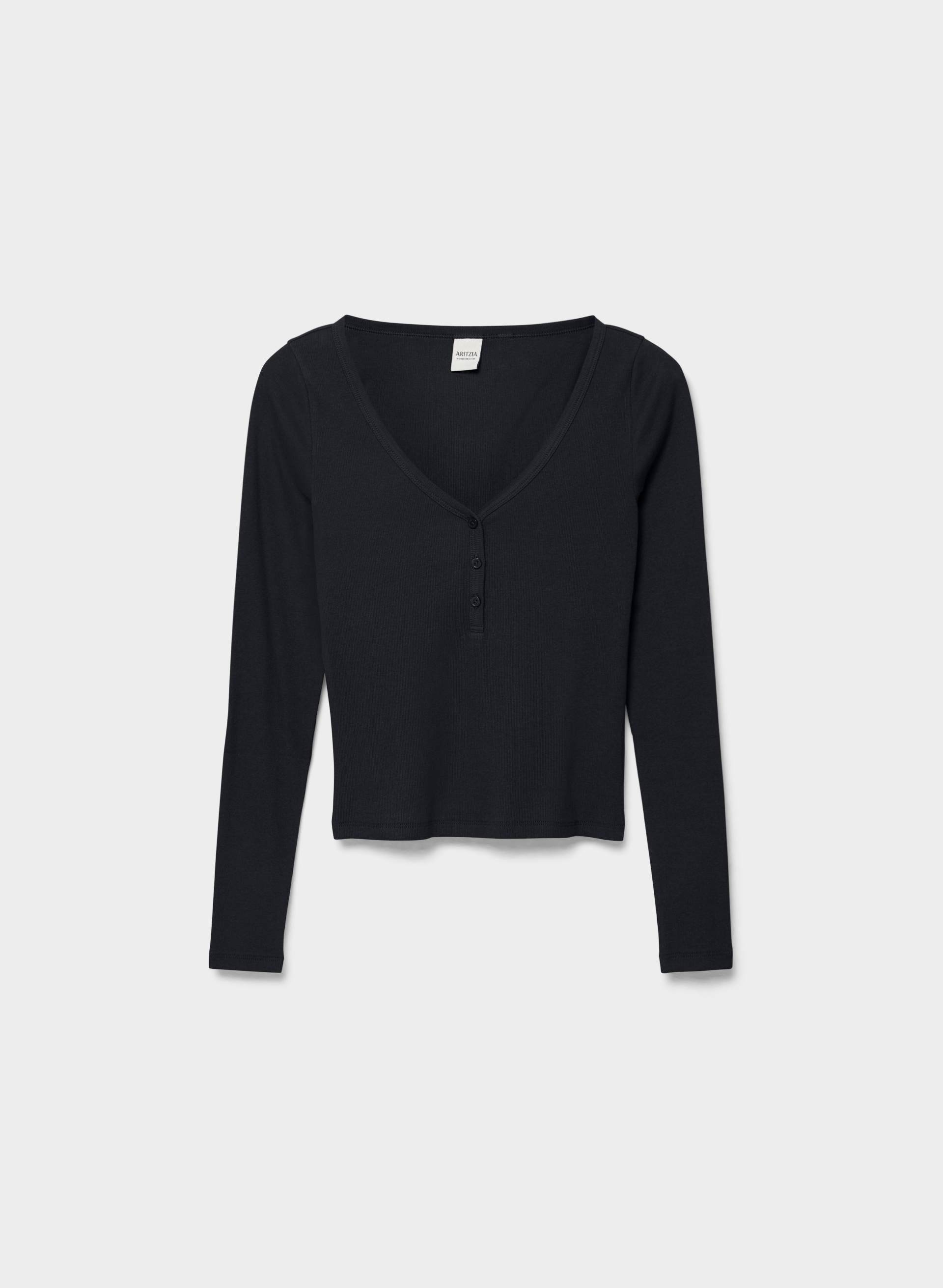 HOMESTRETCH™ RIB ACOUSTIC HENLEY | Aritzia