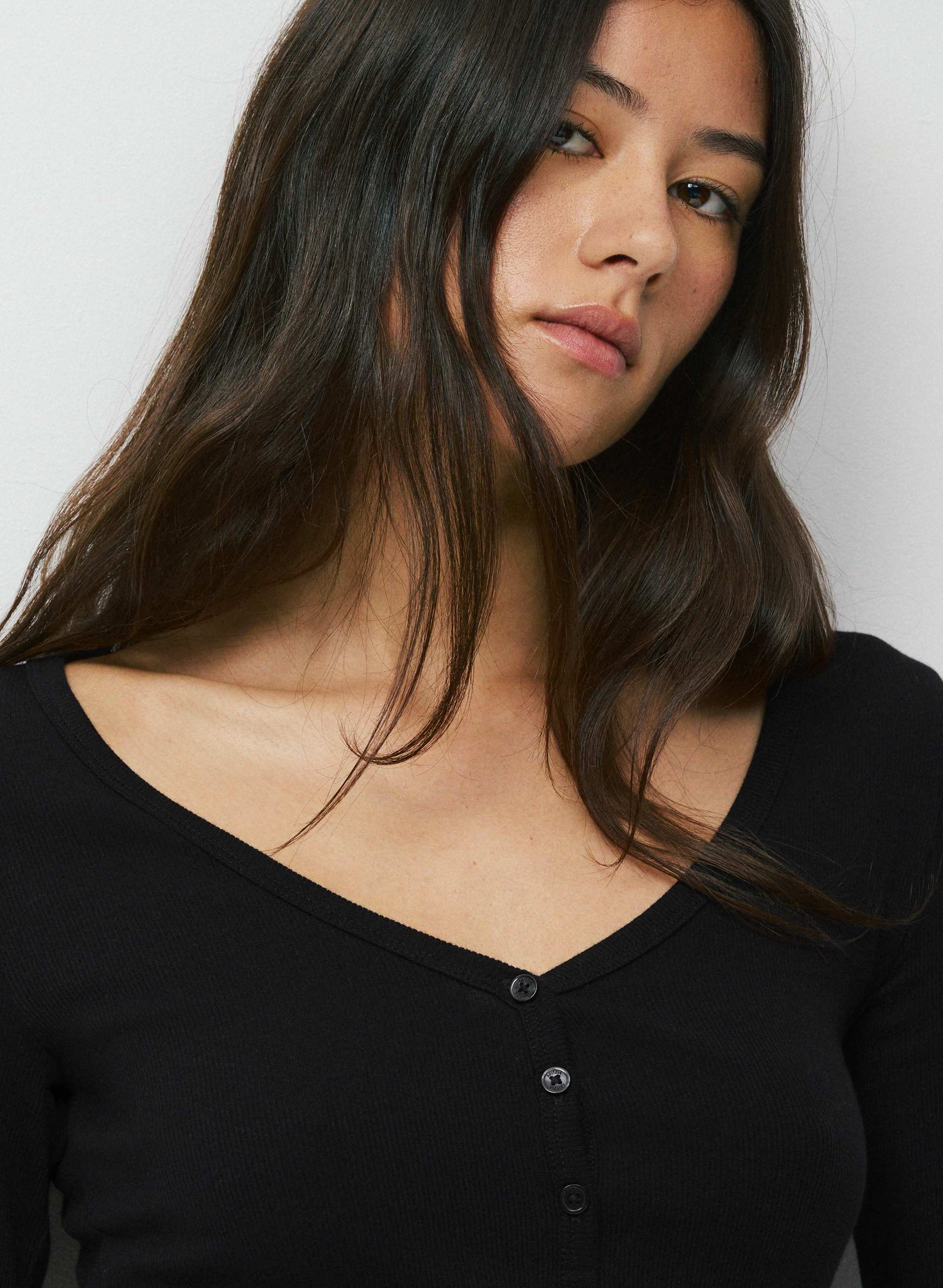 HOMESTRETCH™ RIB ACOUSTIC HENLEY | Aritzia