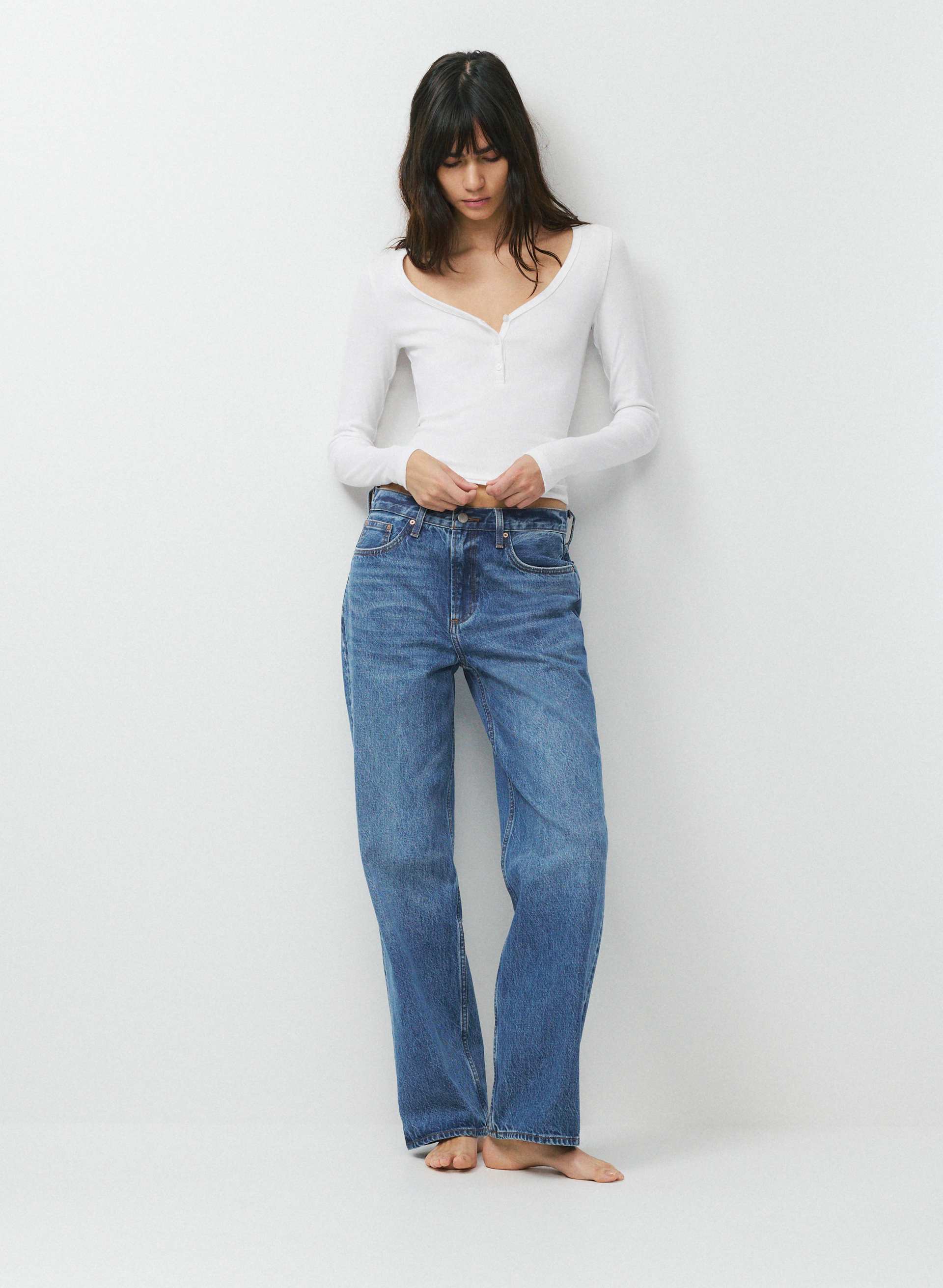 HOMESTRETCH™ RIB ACOUSTIC HENLEY | Aritzia