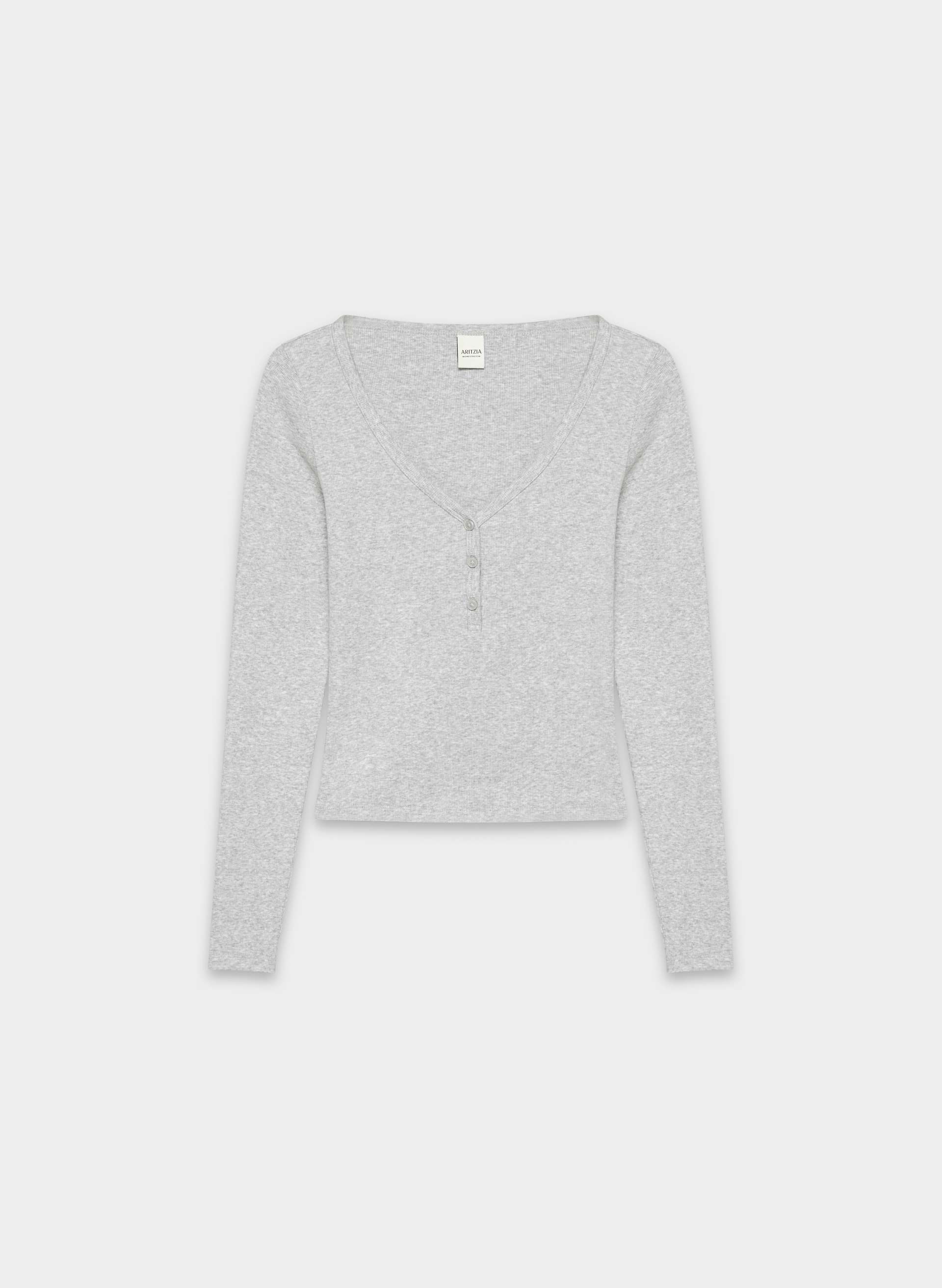 HOMESTRETCH™ RIB ACOUSTIC HENLEY | Aritzia