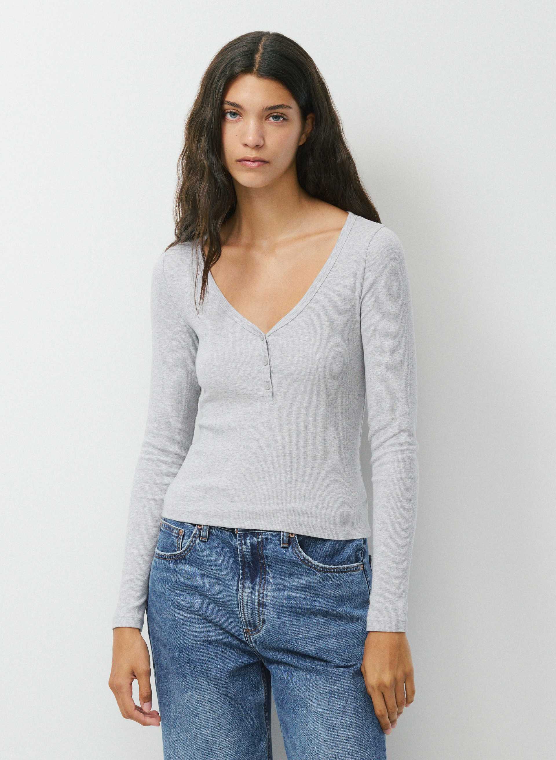 HOMESTRETCH™ RIB ACOUSTIC HENLEY | Aritzia