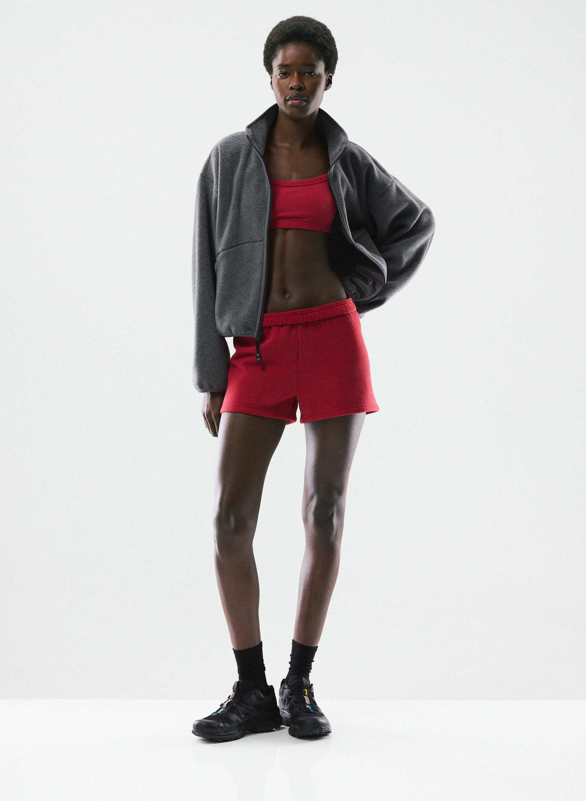 BUTTER TUMBLER BRA TOP - A/B CUP - Sweat-wicking scoopneck bra top for A/B cups. 