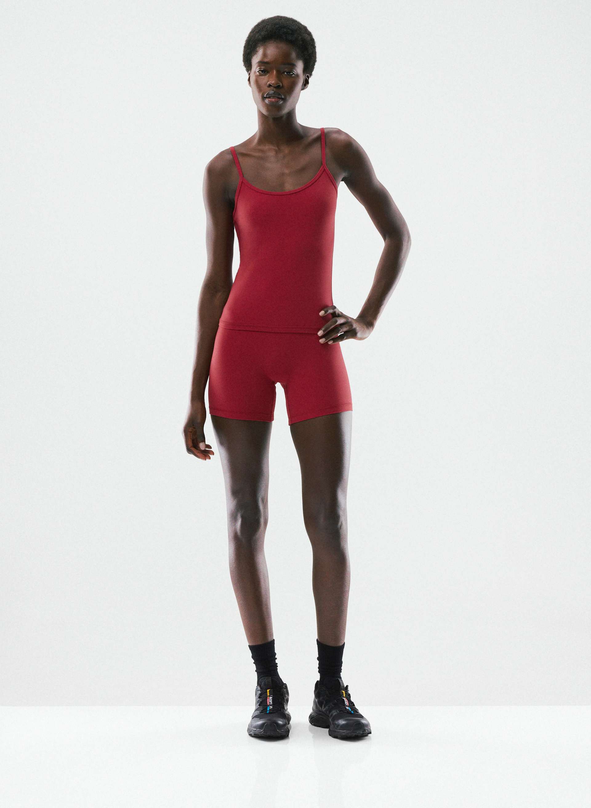 BUTTER ESSENTIAL CAMI TANK - Sweat-wicking scoopneck cami tank. 