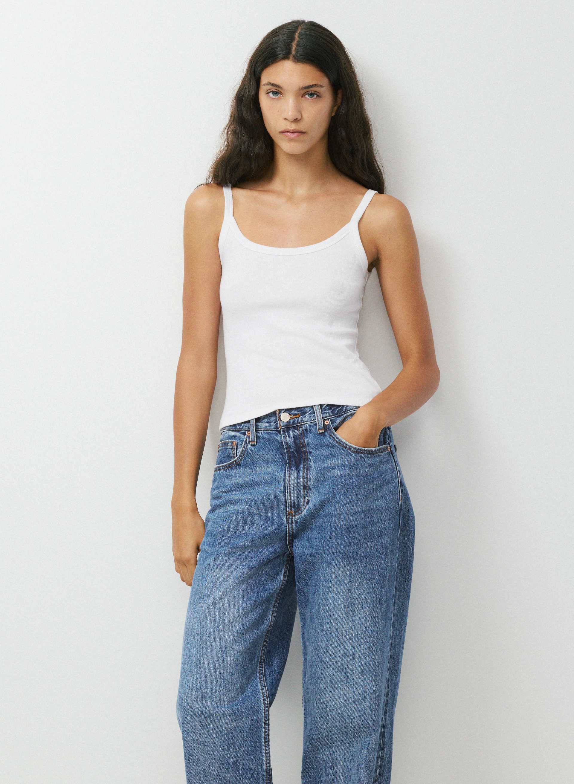 HOMESTRETCH™ RIB SPECTRUM CAMI TANK | Aritzia