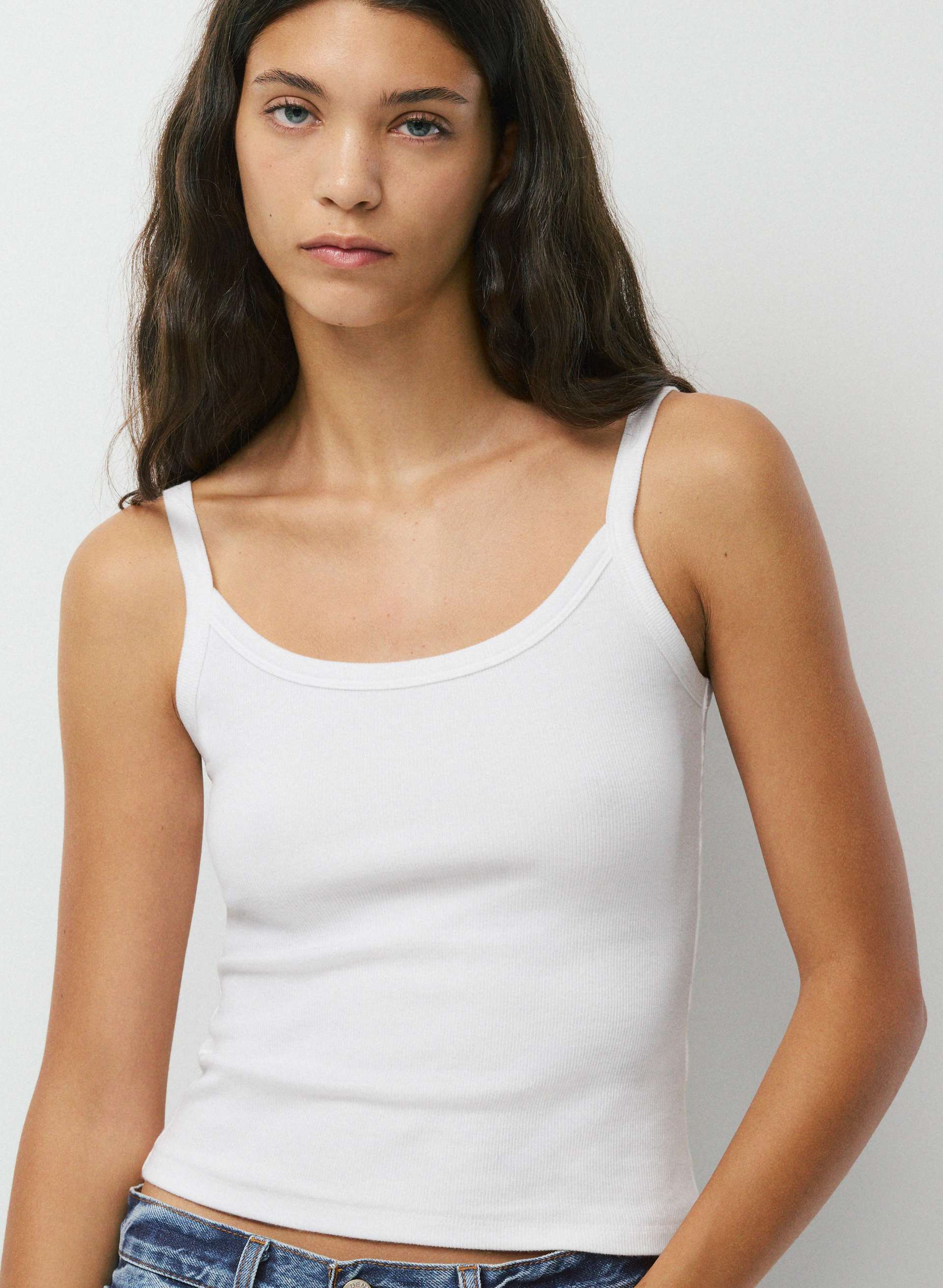 HOMESTRETCH™ RIB SPECTRUM CAMI TANK | Aritzia