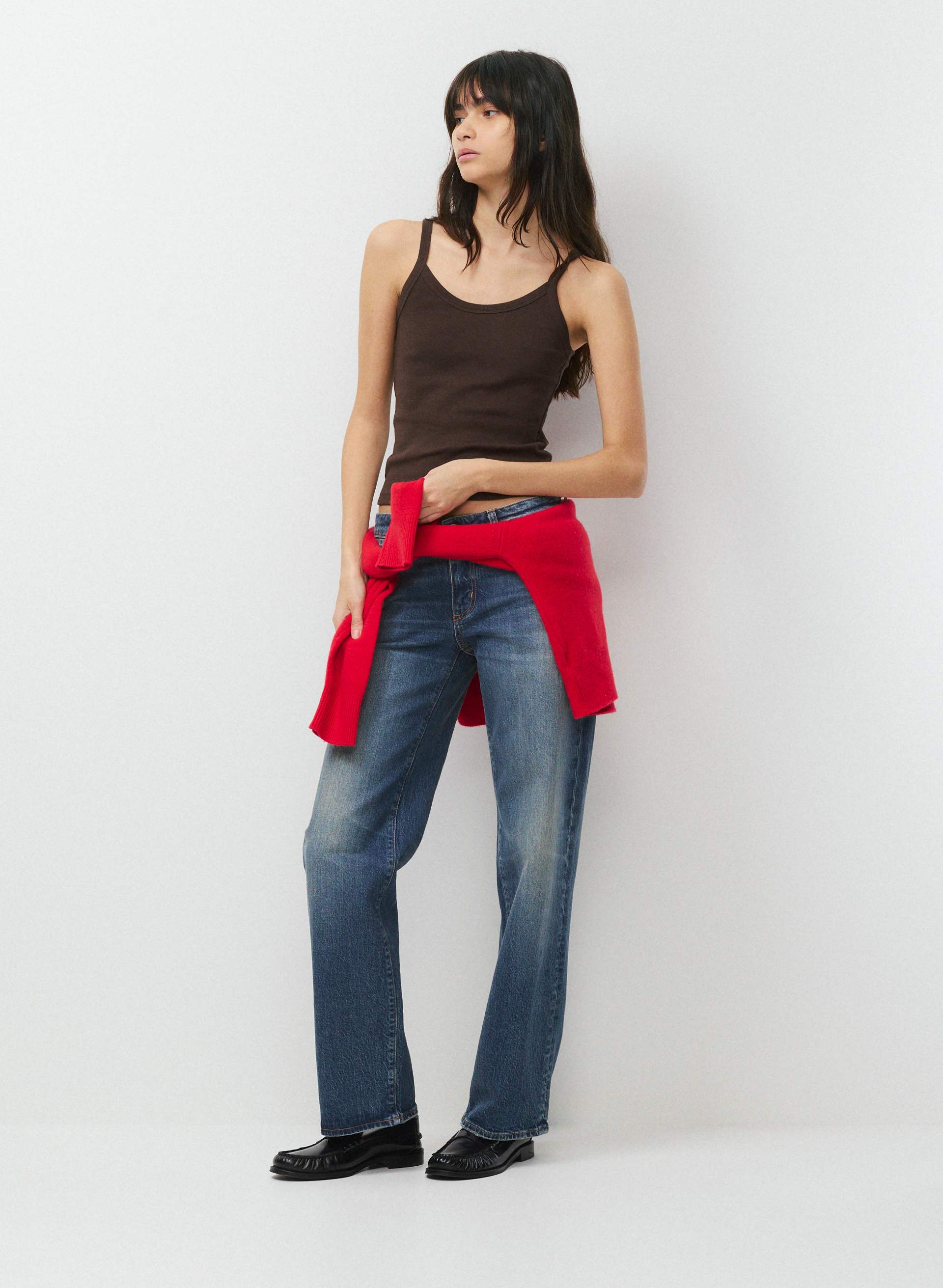 HOMESTRETCH™ RIB SPECTRUM CAMI TANK | Aritzia