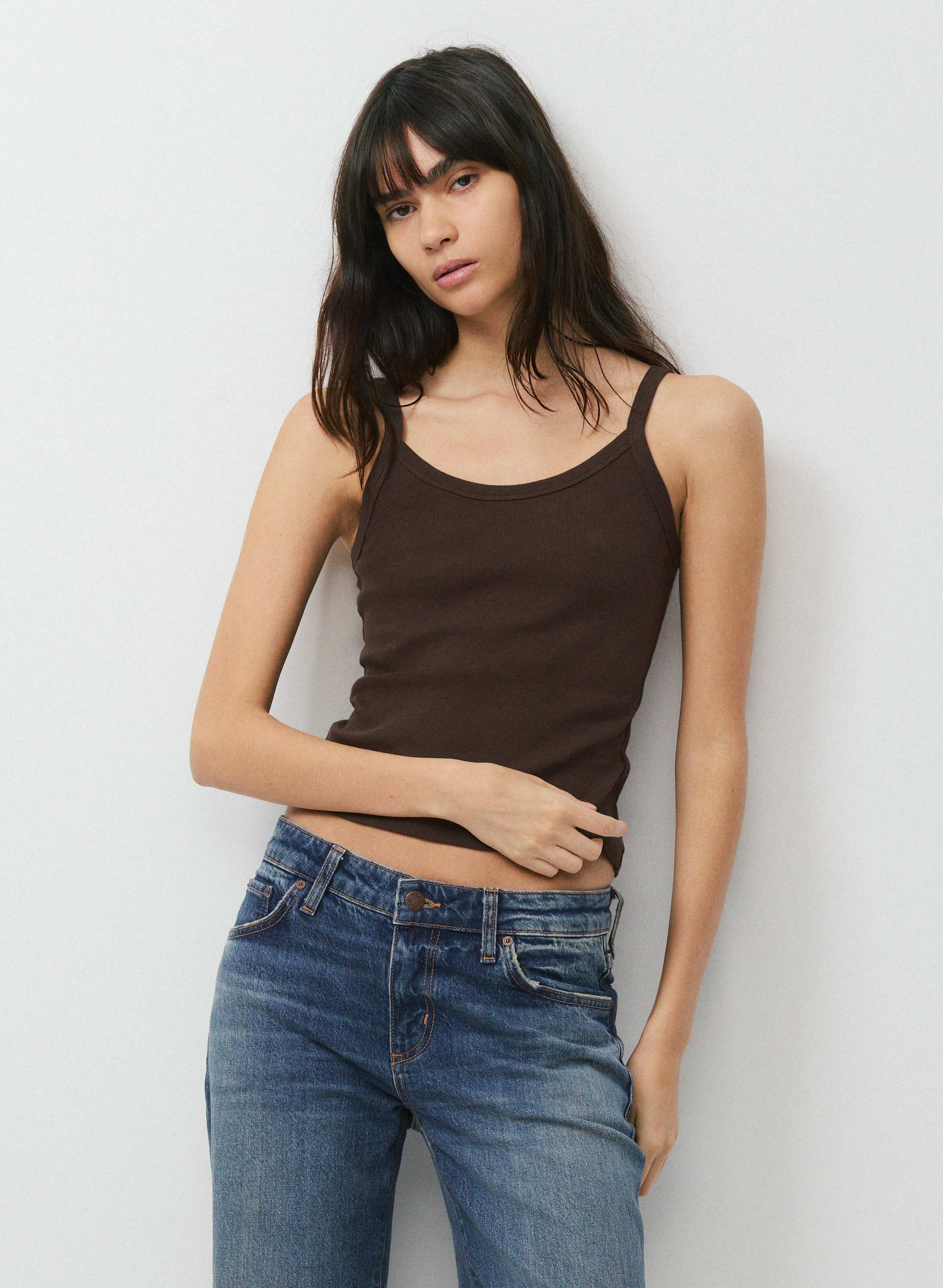 HOMESTRETCH™ RIB SPECTRUM CAMI TANK | Aritzia