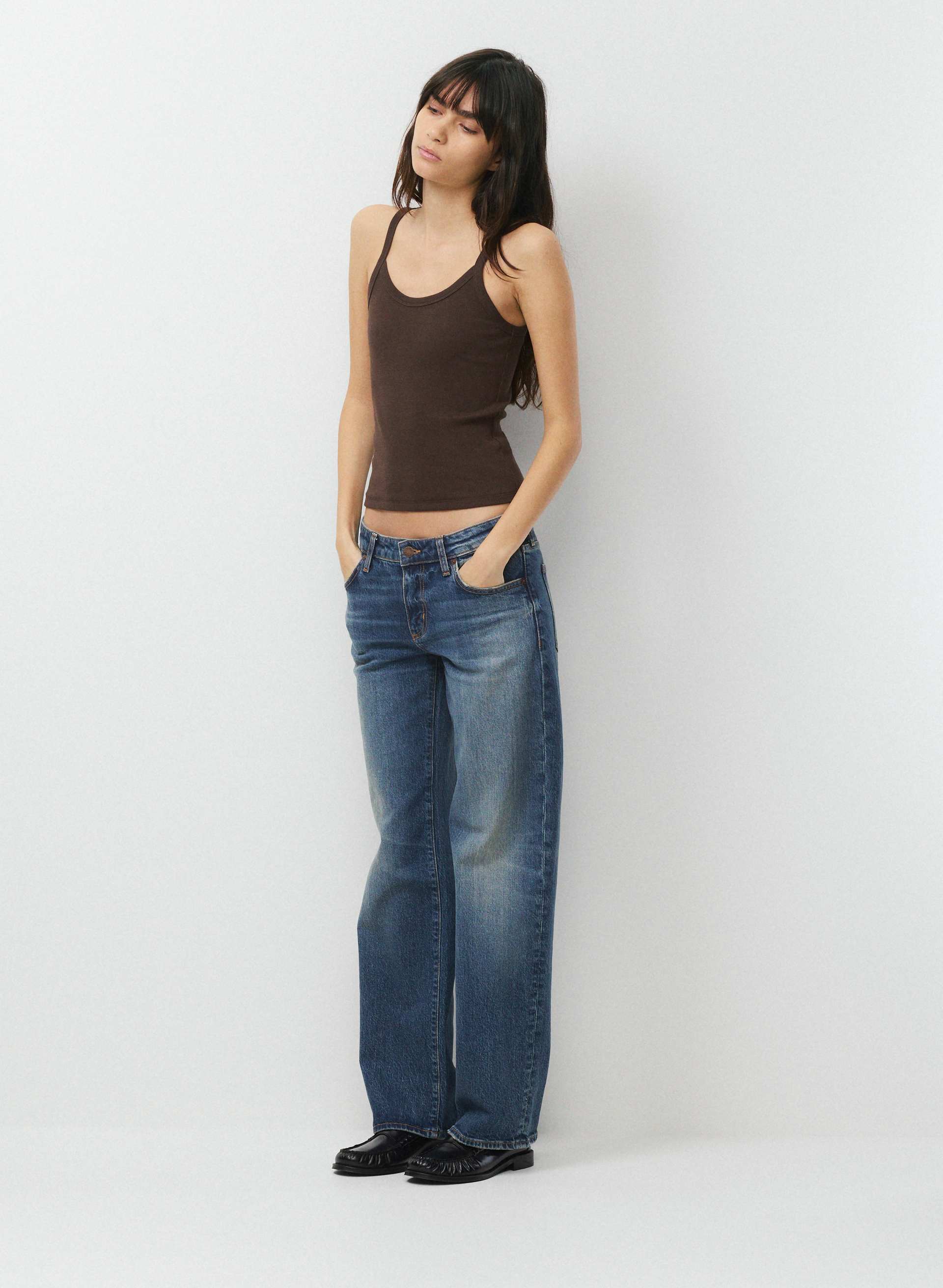 HOMESTRETCH™ RIB SPECTRUM CAMI TANK | Aritzia
